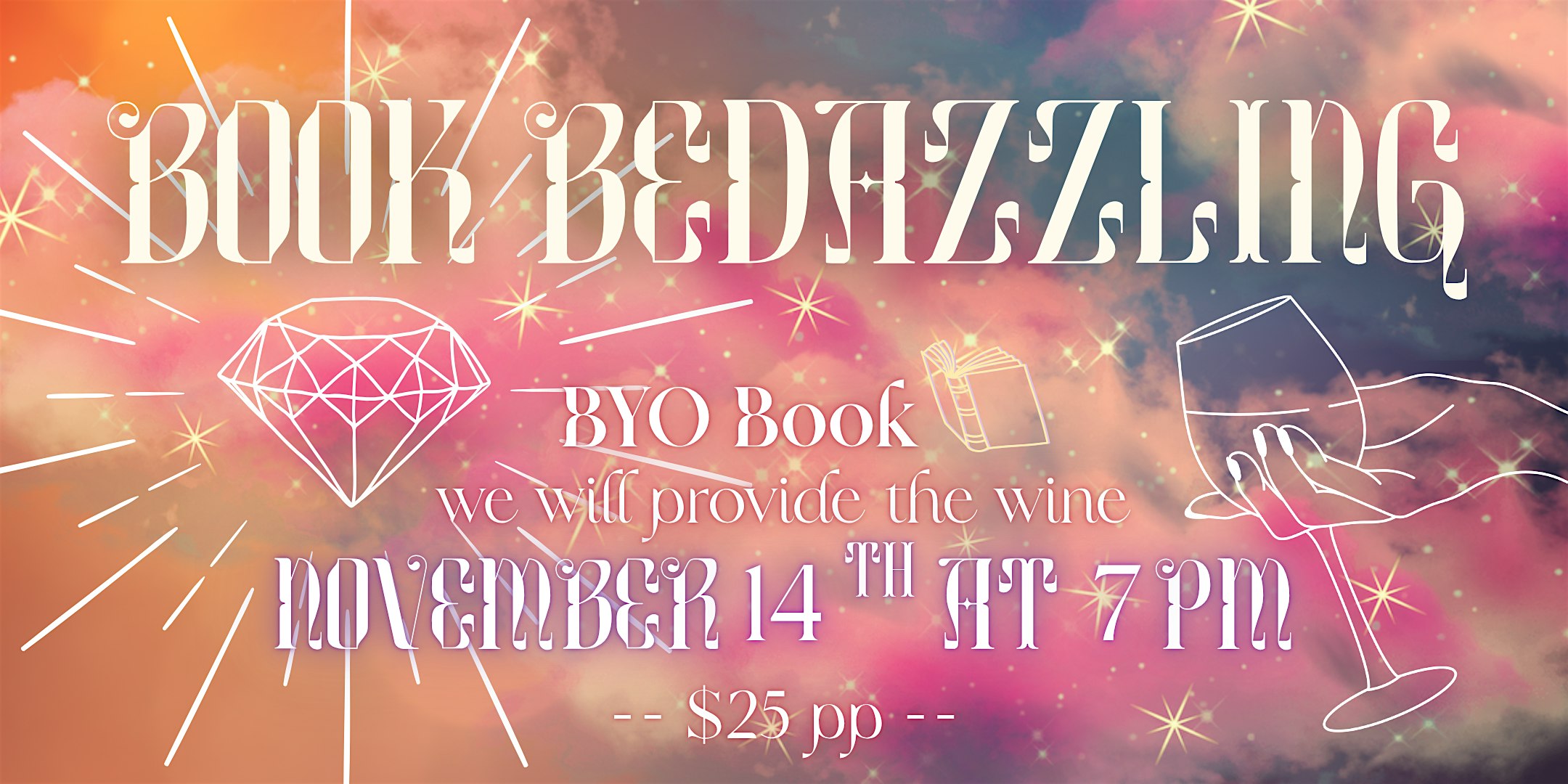 Adult Book Bedazzling Night at Book Ends – Winchester, MA