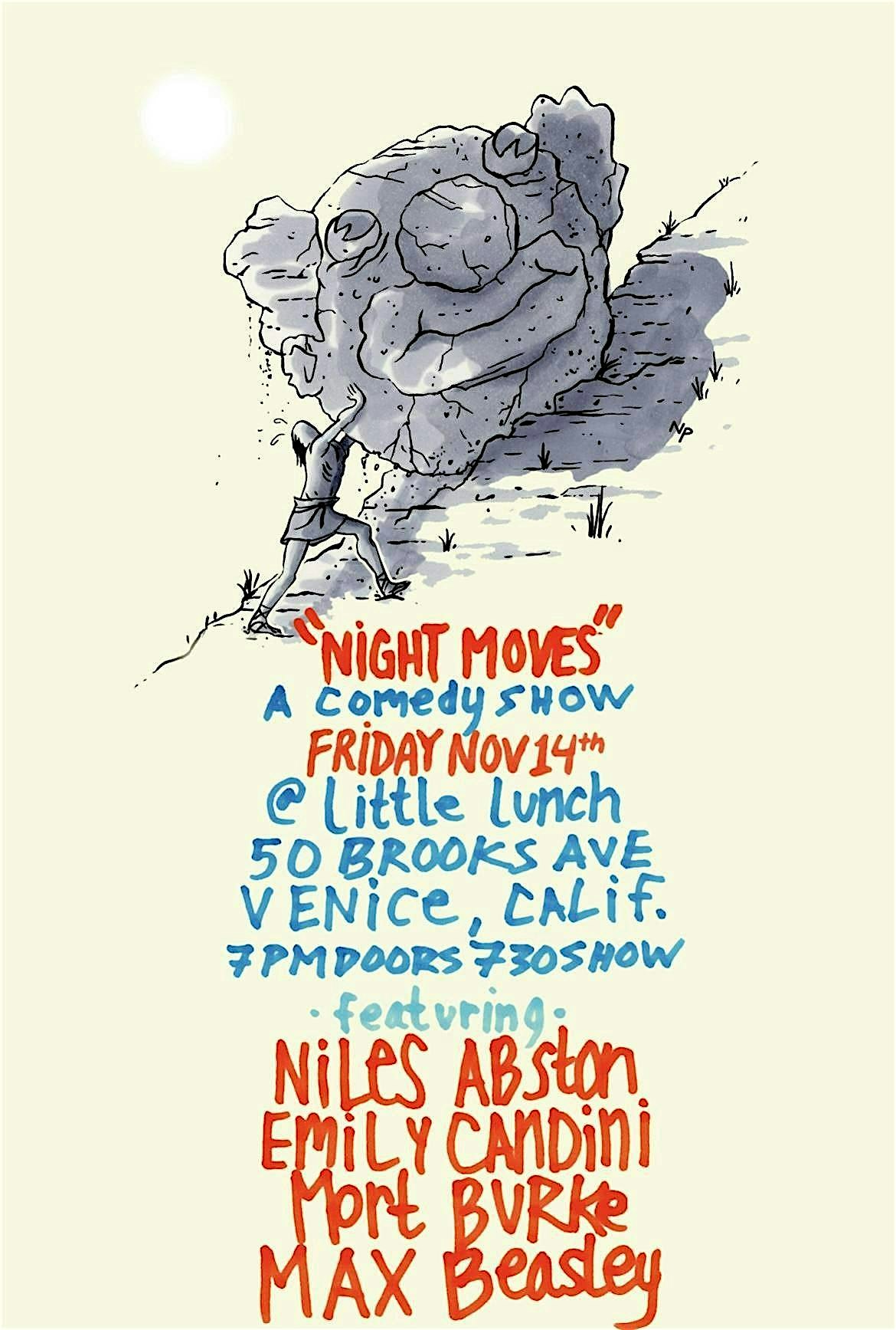 NIGHT MOVES x Little Lunch at little lunch coffee + snacks – Los Angeles, CA