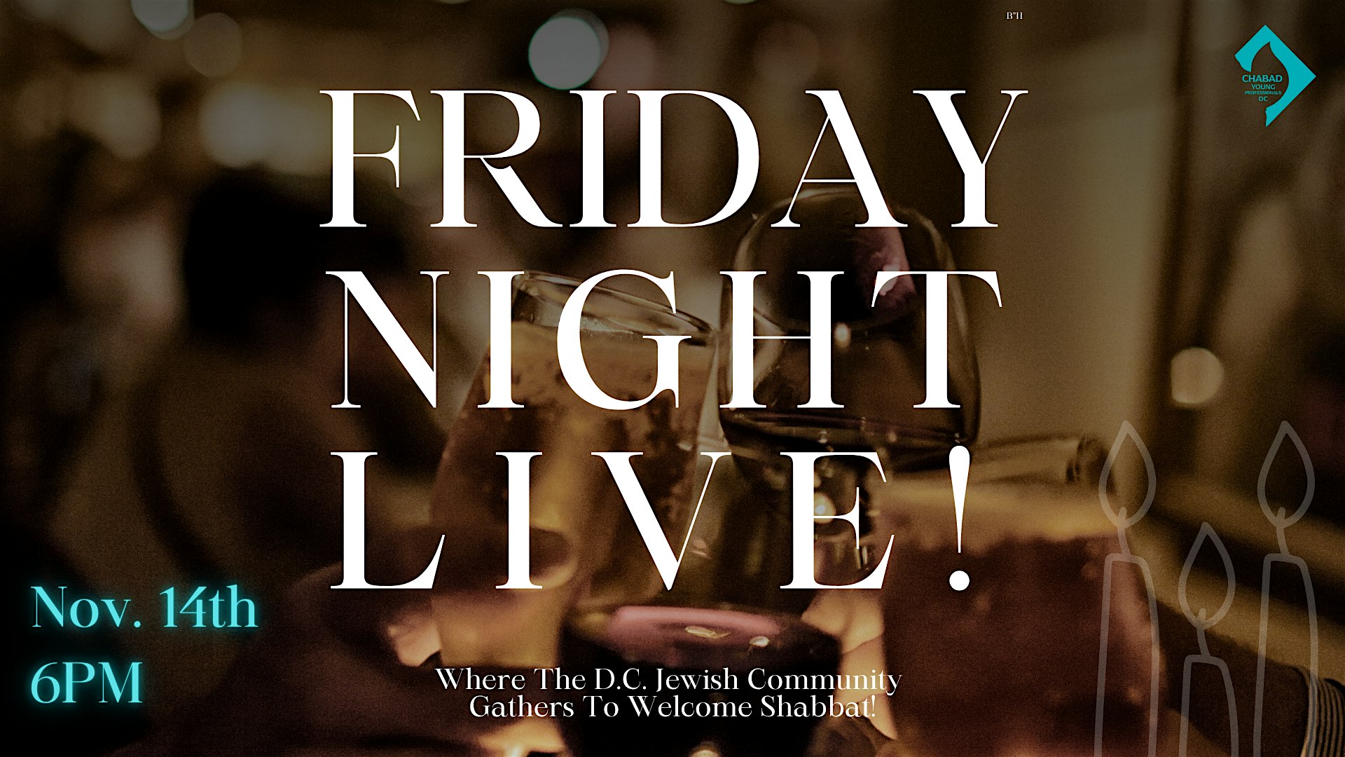 Friday Night Live! Sliders & Scotch at TheSHUL of the Nation’s Capital (Chabad Washington DC) – Washington, DC