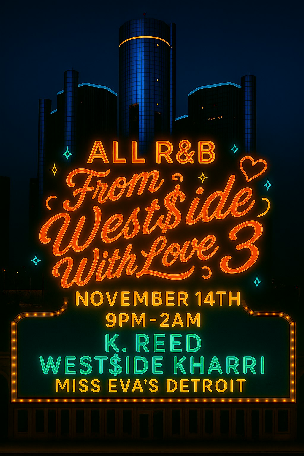 From Westside With Love 3 at Miss Eva’s Detroit – Detroit, MI