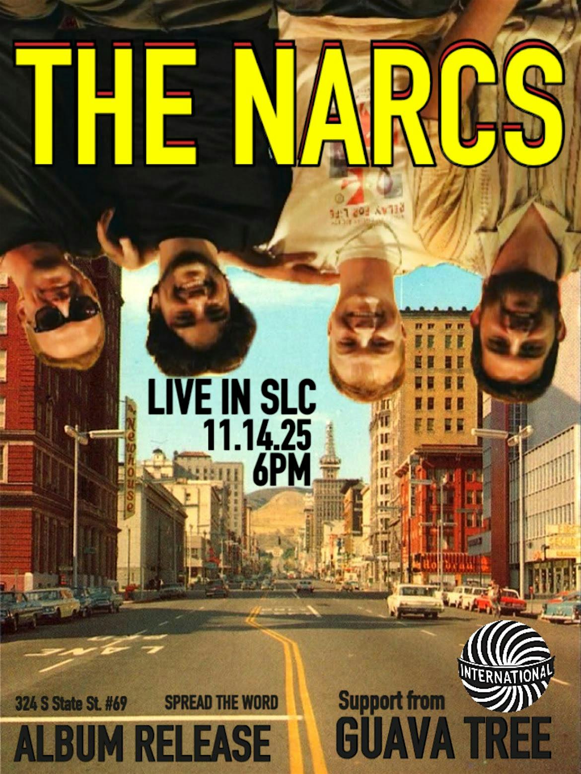 The Narcs and Guava Tree live at International at 342 S State St – Salt Lake City, UT