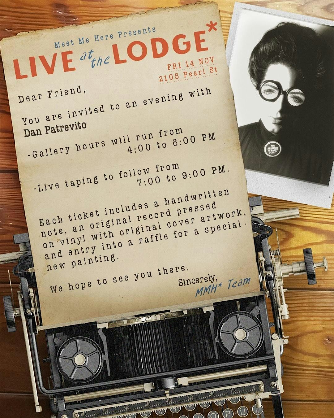 Meet Me Here w/ Dan Patrevito at 2105 Pearl St – Austin, TX