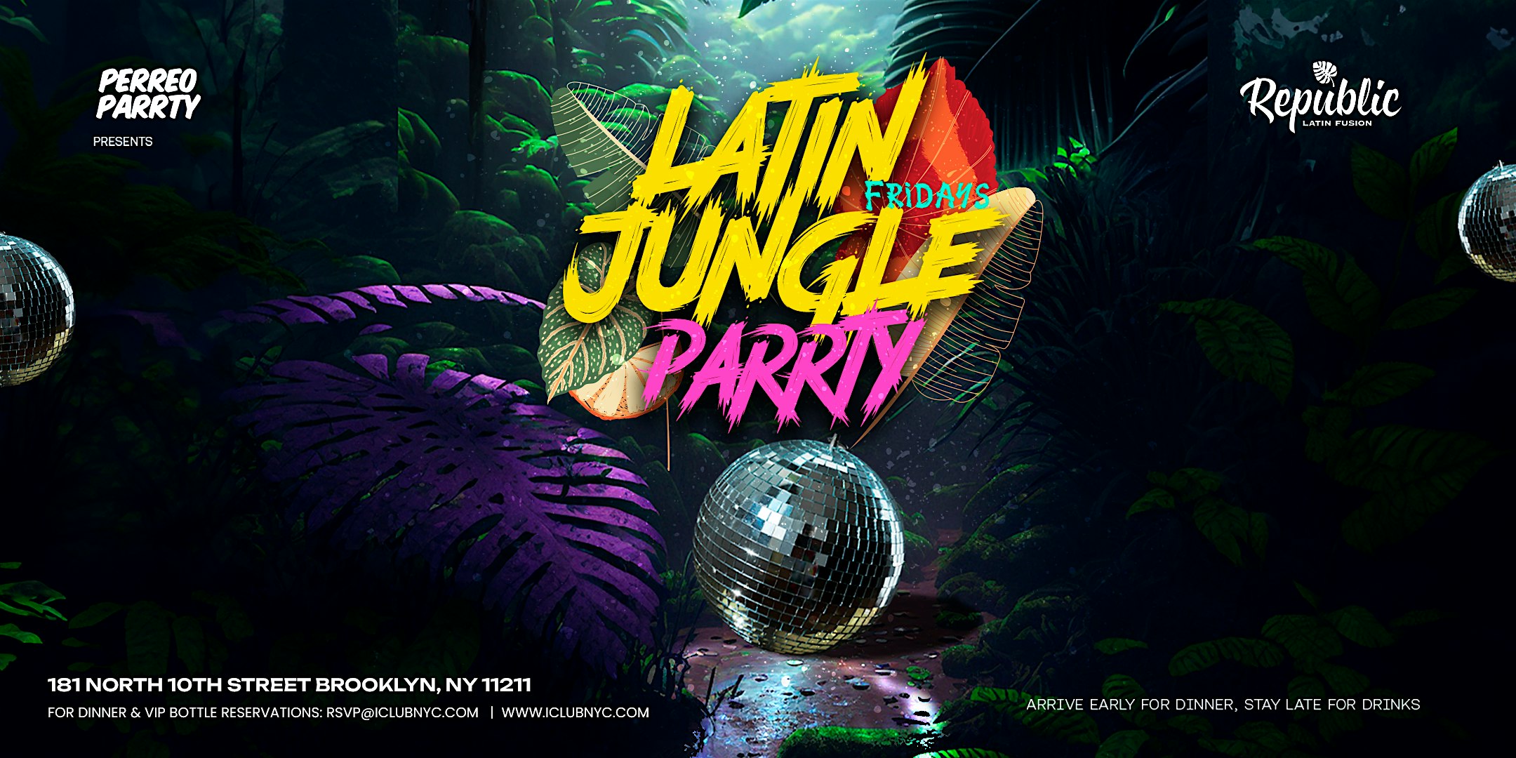LATIN JUNGLE FRIDAYS @ REPUBLIC at Republic Latin Fusion – Brooklyn, NY