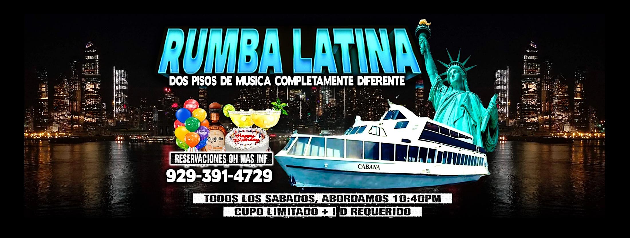 RUMBA LATINA EN BARCO + MANHATTAN NY + DOS PISOS DE MUSICA DIFERENTE at 2430 FDR Dr – New York, NY