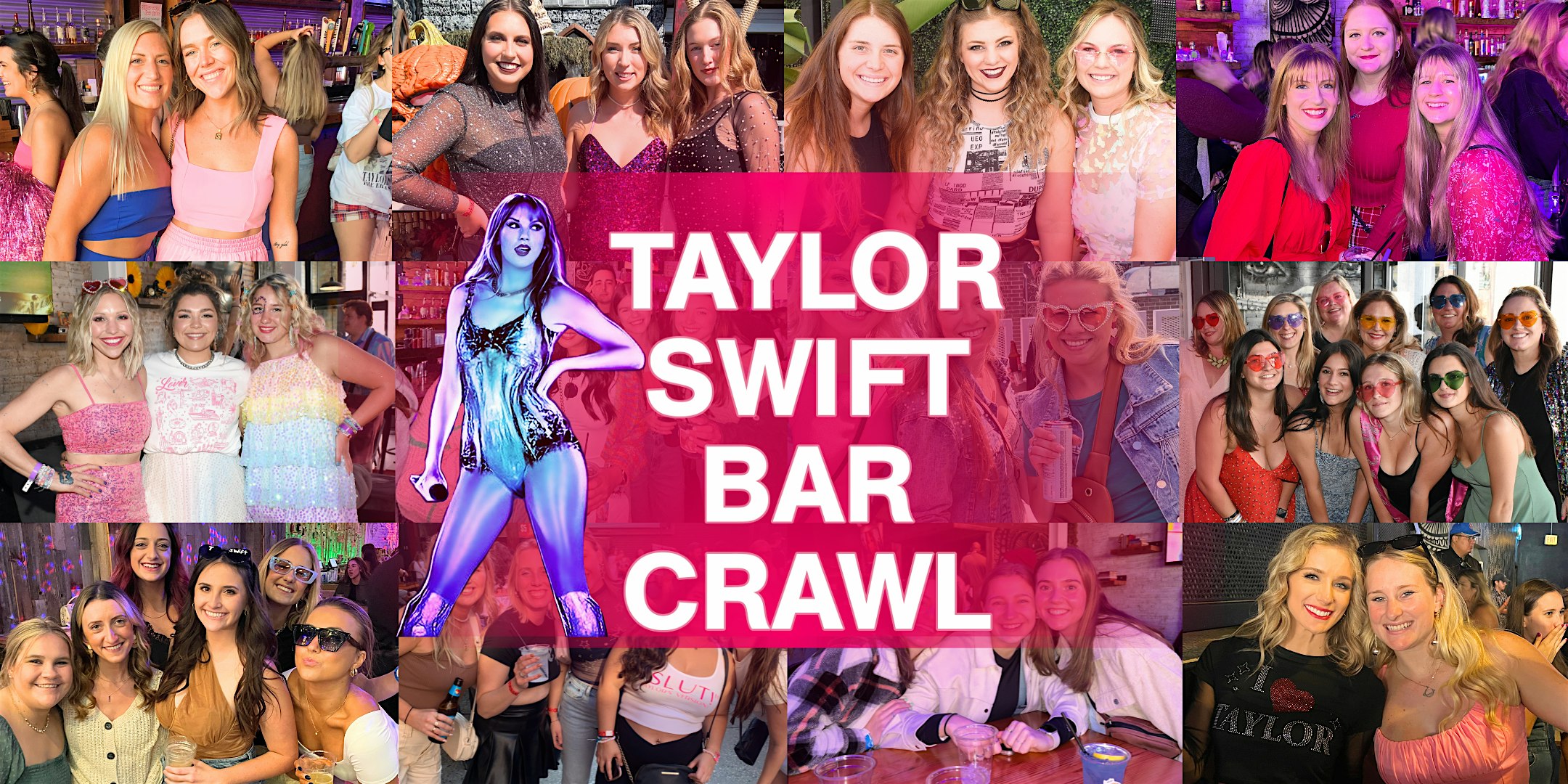 Taylor Swift Bar Crawl in Chicago: Eras, Ex’s and Everything Taylor at River North’s BEST Bars: Tunnel, Joy District & Moe’s Cantina – Chicago, IL