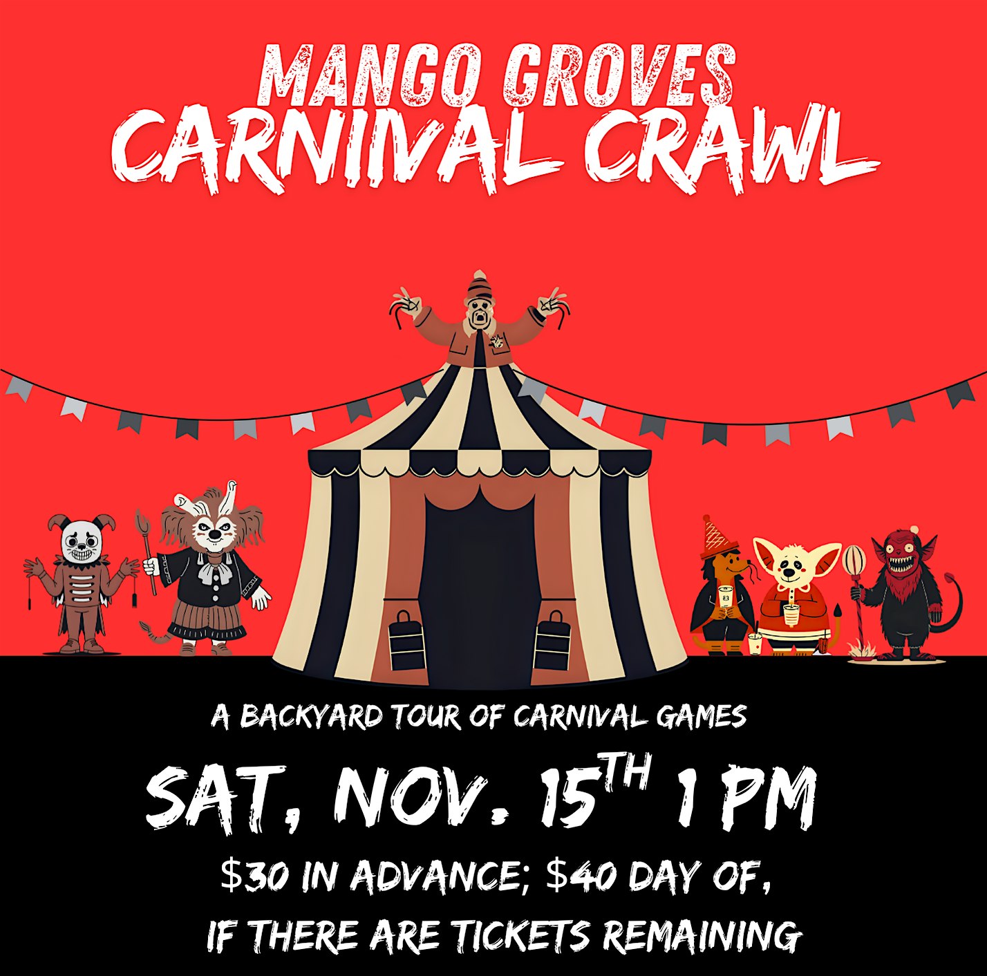 Mango Groves Carnival Crawl at Lake Worth Beach – Lake Worth Beach, FL