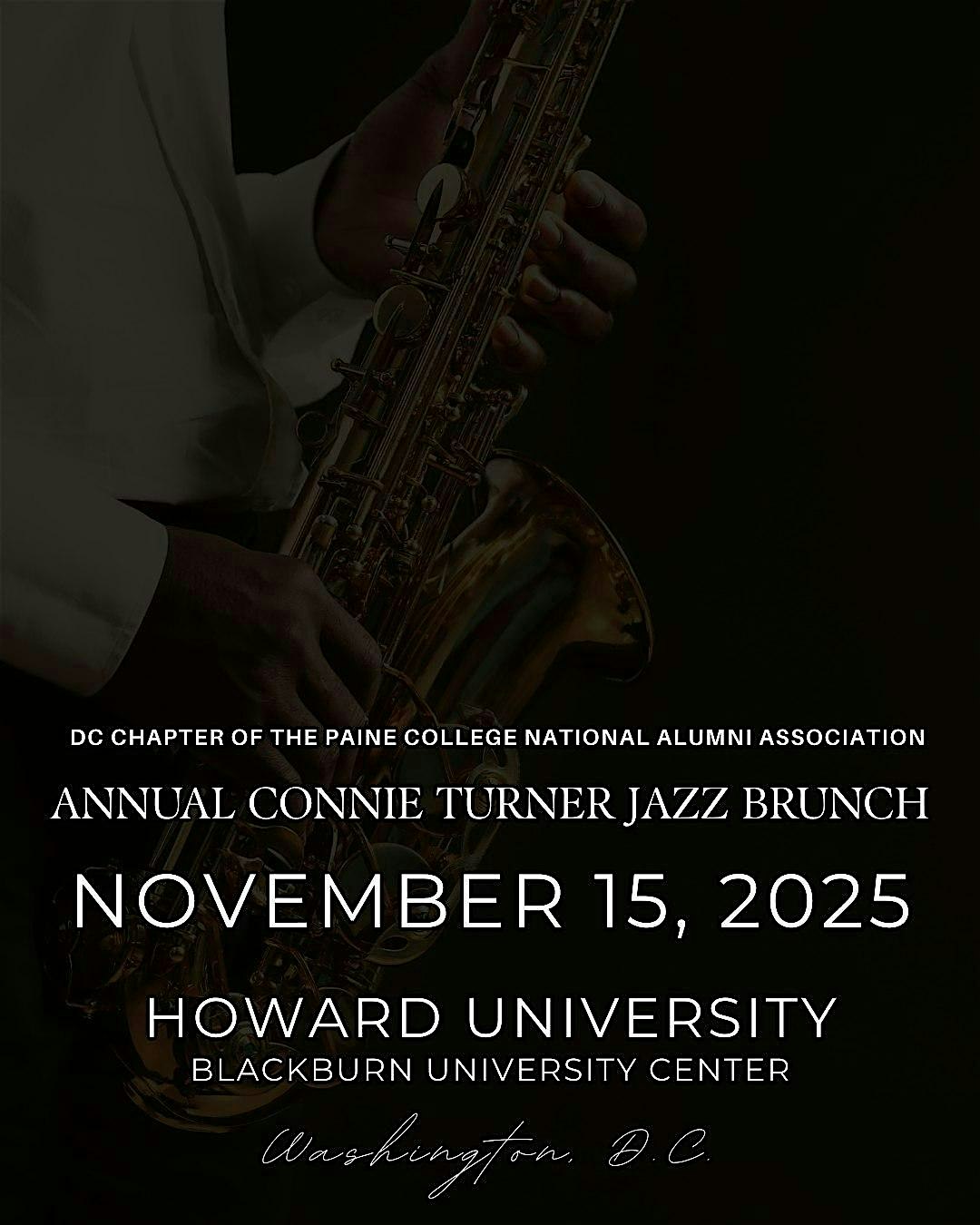 Annual Connie Turner Jazz Brunch at 2397 6th St NW – Washington, DC