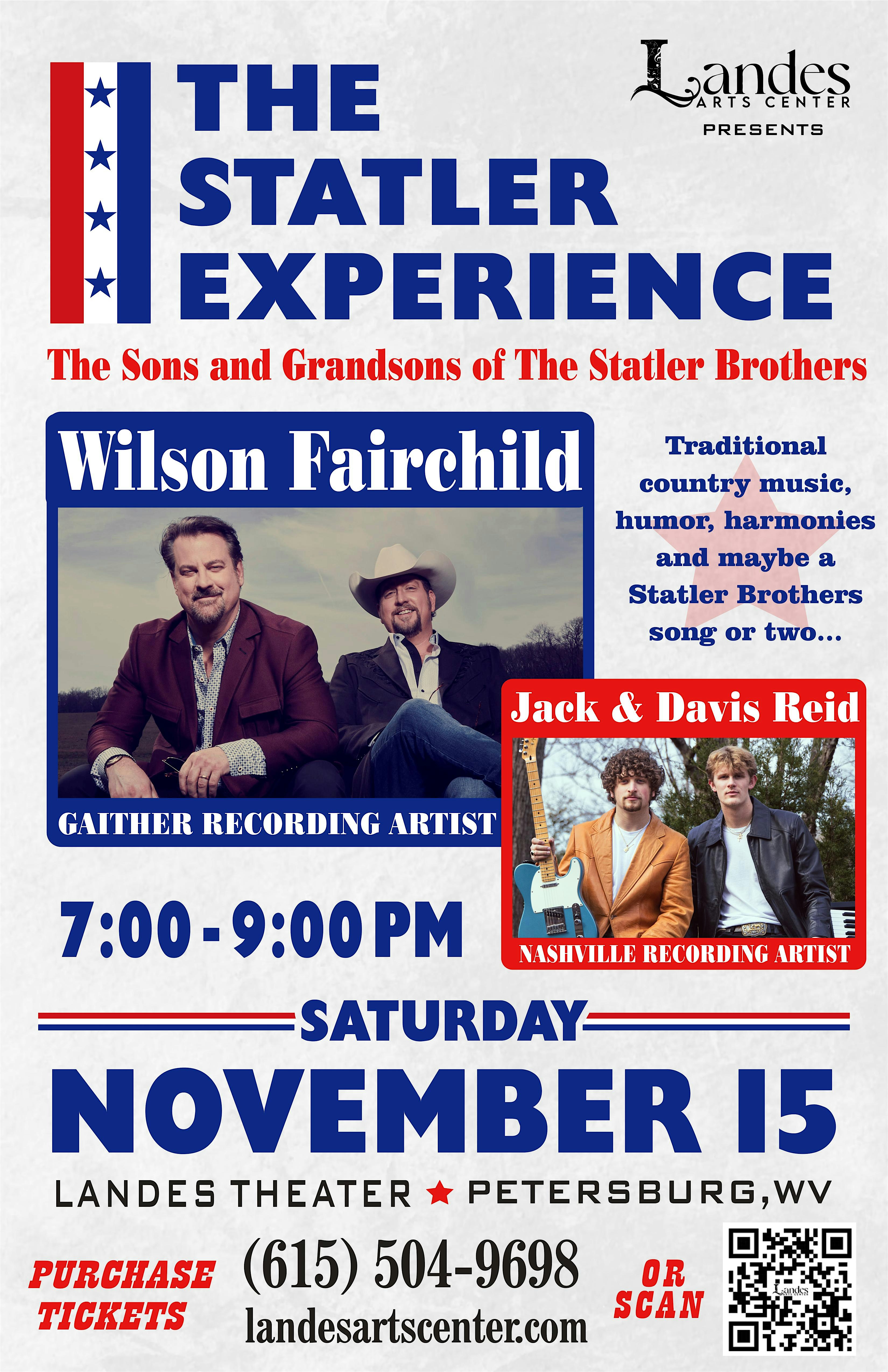 The Statler Experience at Landes Arts Center – Petersburg, WV