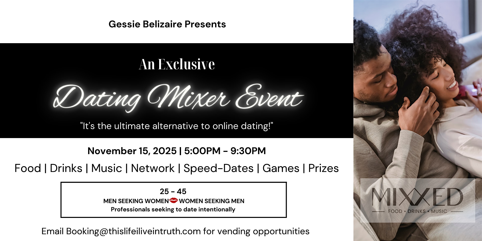 In Person Event: Mixer & Speed Dating Event for Singles in DC (25-45) at 2427 18th St NW – Washington, DC