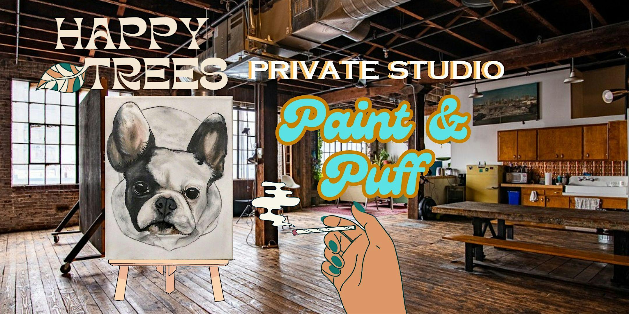 420 Friendly Art Class- Paint your pet at Happy Trees Painting – Kansas City, MO