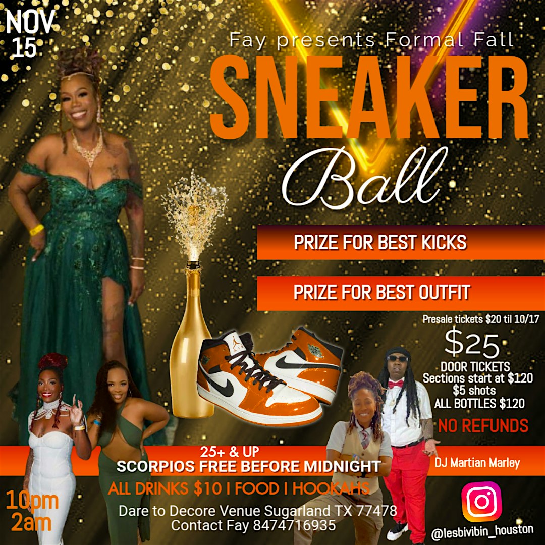 Fall Sneaker Ball at Dare II Decor – Sugar Land, TX