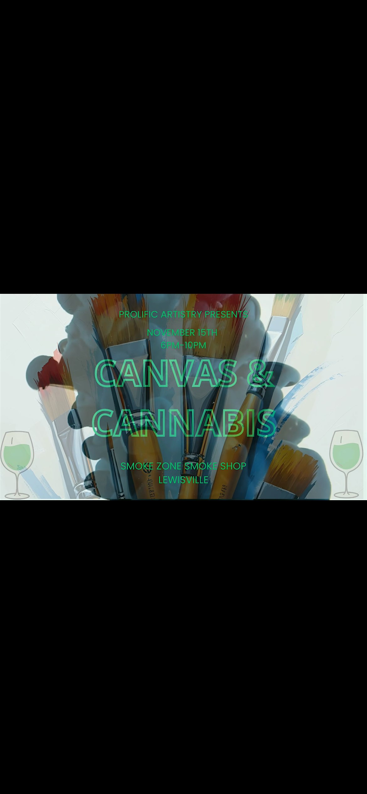 Puff-Pour-Paint Party at Smoke Zone – Lewisville, TX