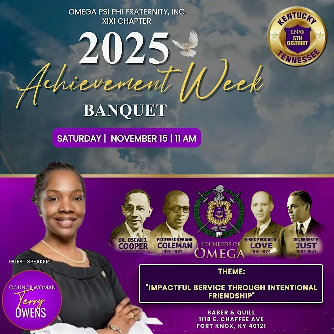 Annual Achievement Week Awards Banquet Brunch at Saber and Quill – Fort Knox, KY