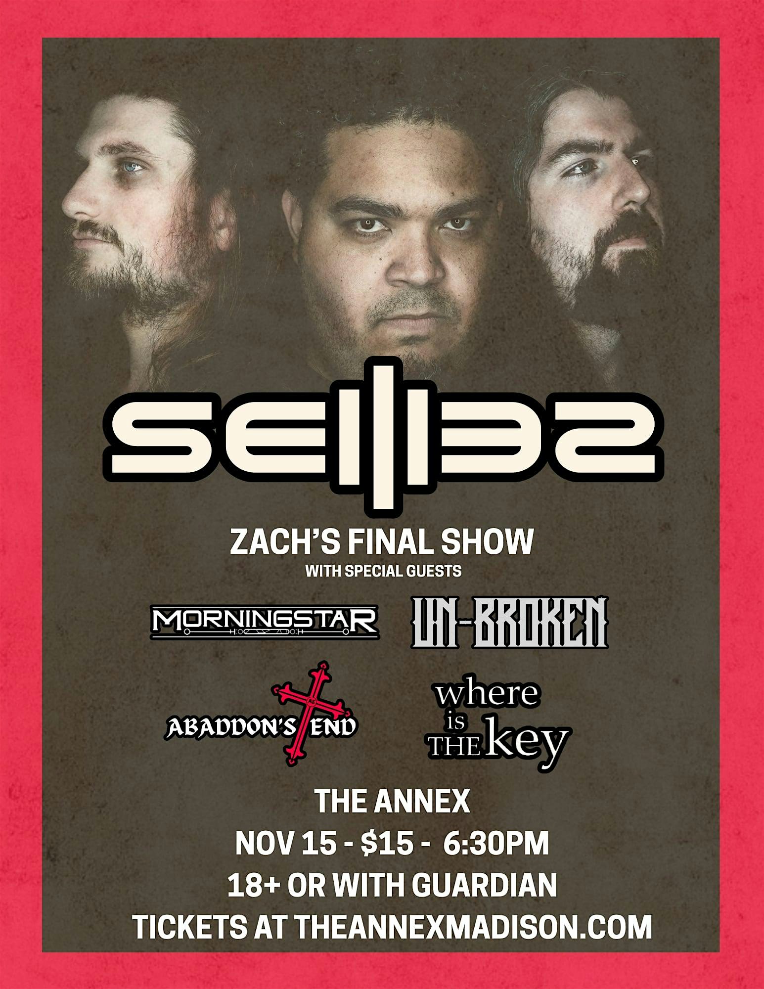Seilies, Un- Broken, Morningstar, Abaddon’s End, Where Is The Key at The Annex – Madison, WI
