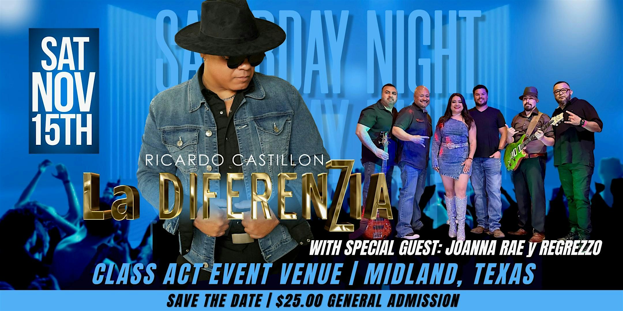 Boots & Blessings Tejano Baile (Dance)Nov 15th, 7:00-Midnight at Class Act Event Venue – Midland, TX