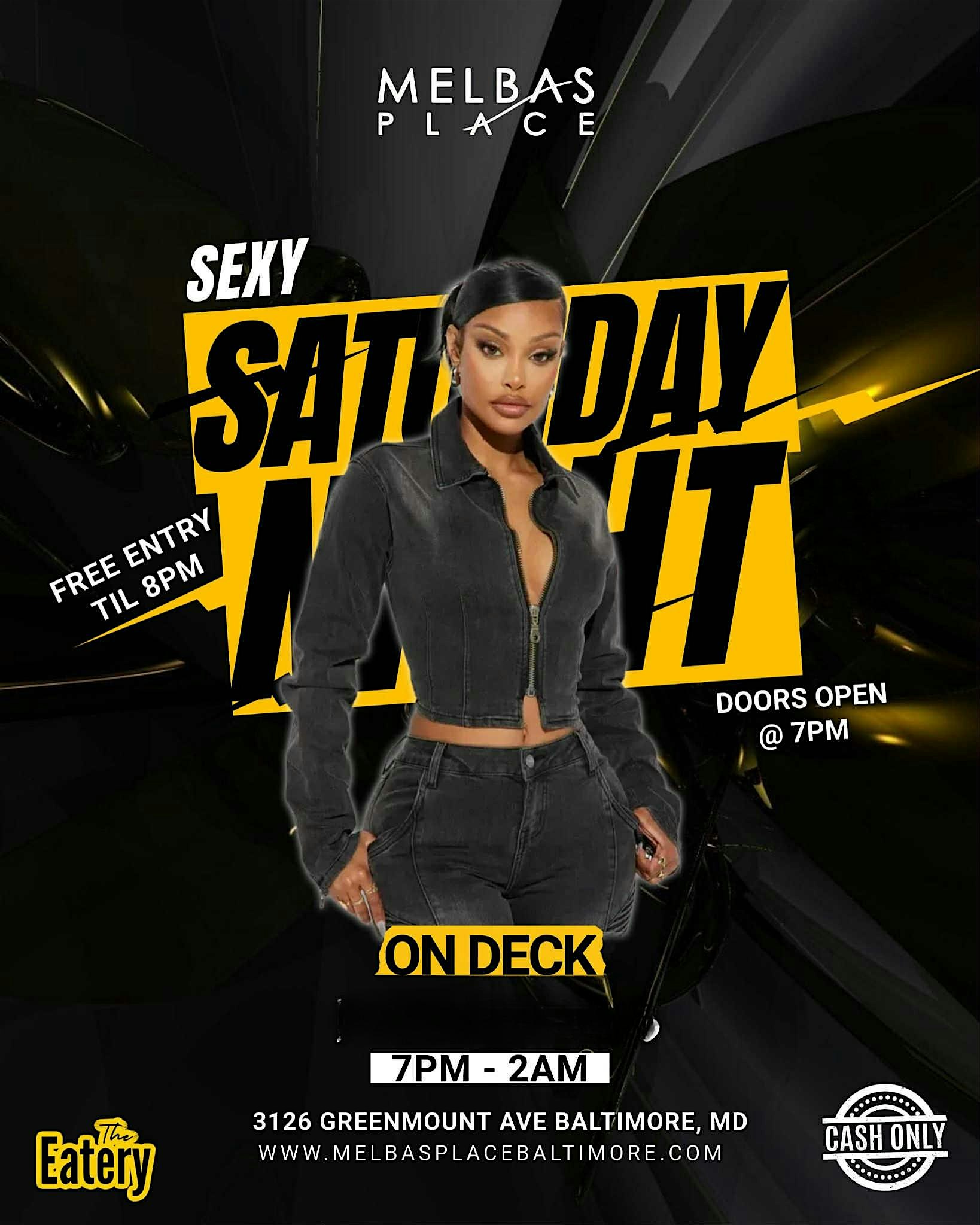 Sexy Saturdays at Melba’s Place – Baltimore, MD