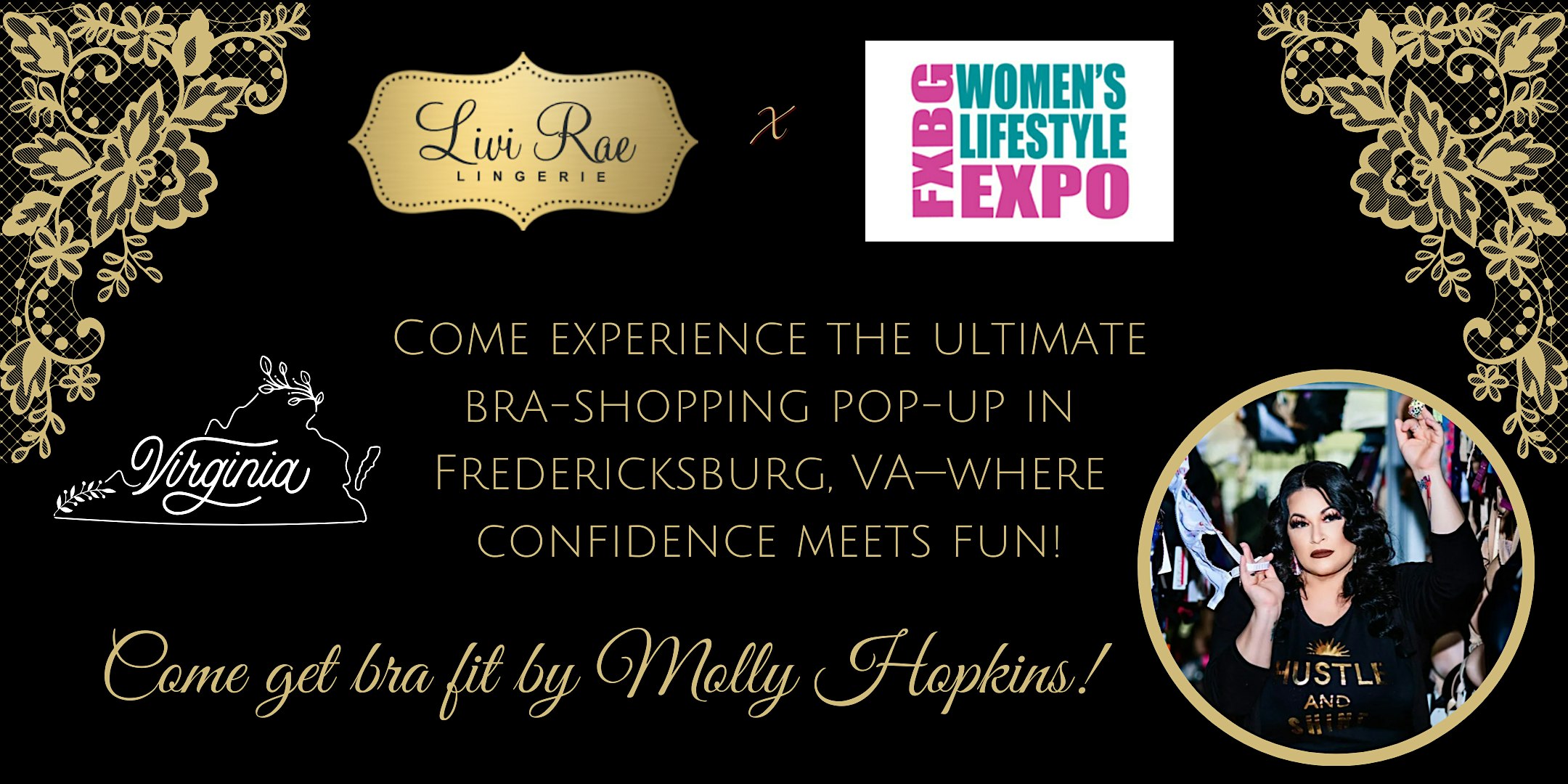 LiviRae Lingerie x FXBG Women’s Lifestyle Expo at Fraternal Order of the Eagles – Fredericksburg, VA