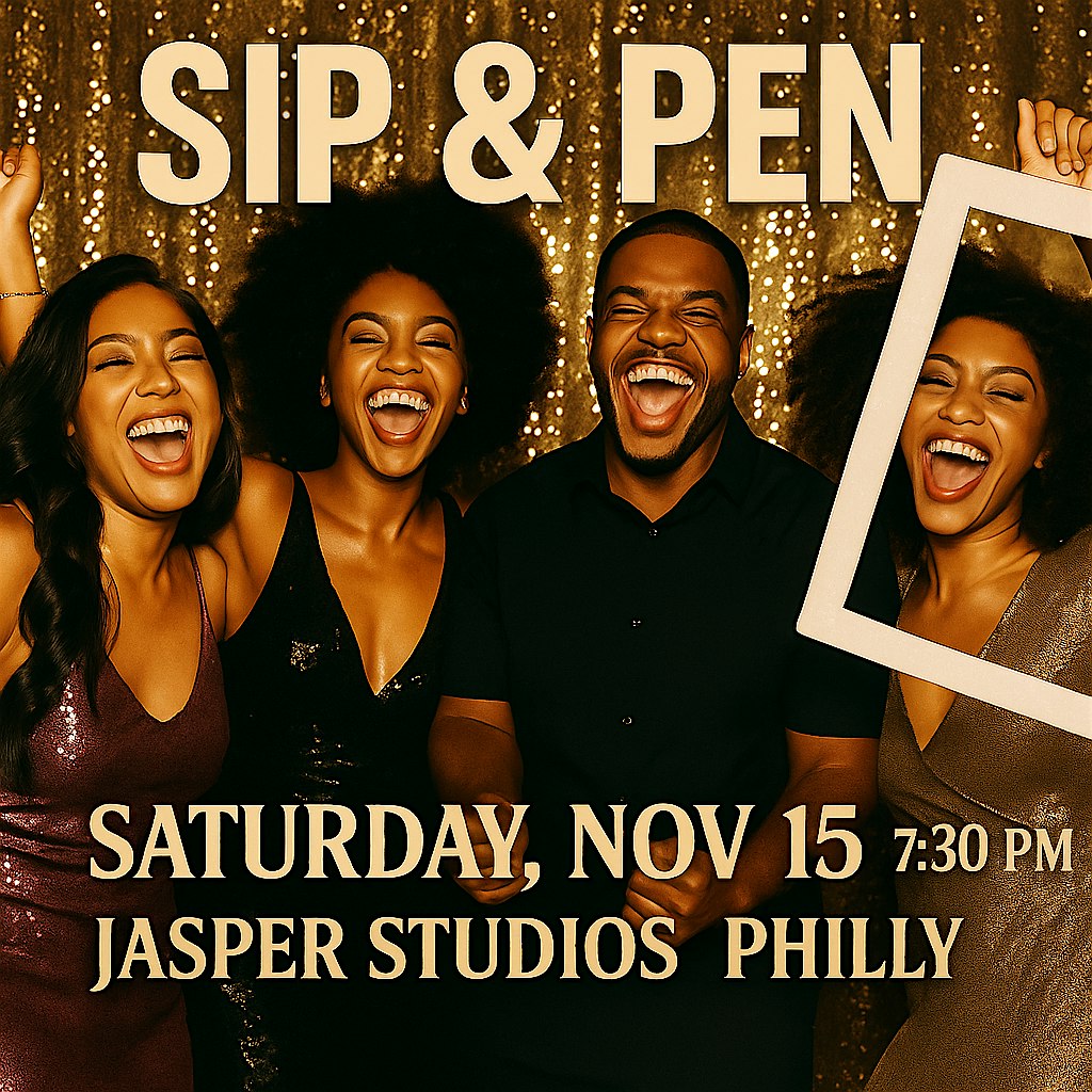 Sip & Pen: Philly’s Pop-Up Poetry Party You Don’t Want to Miss! Save 20%! at Jasper Studios – Philadelphia, PA
