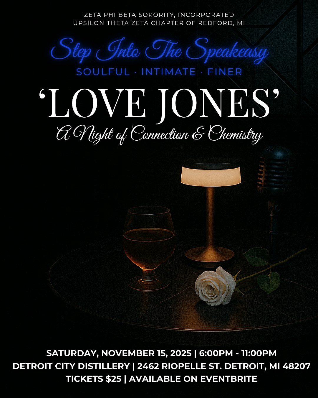 ‘Love Jones’: A Night of Connection & Chemistry at Detroit City Distillery – Detroit, MI
