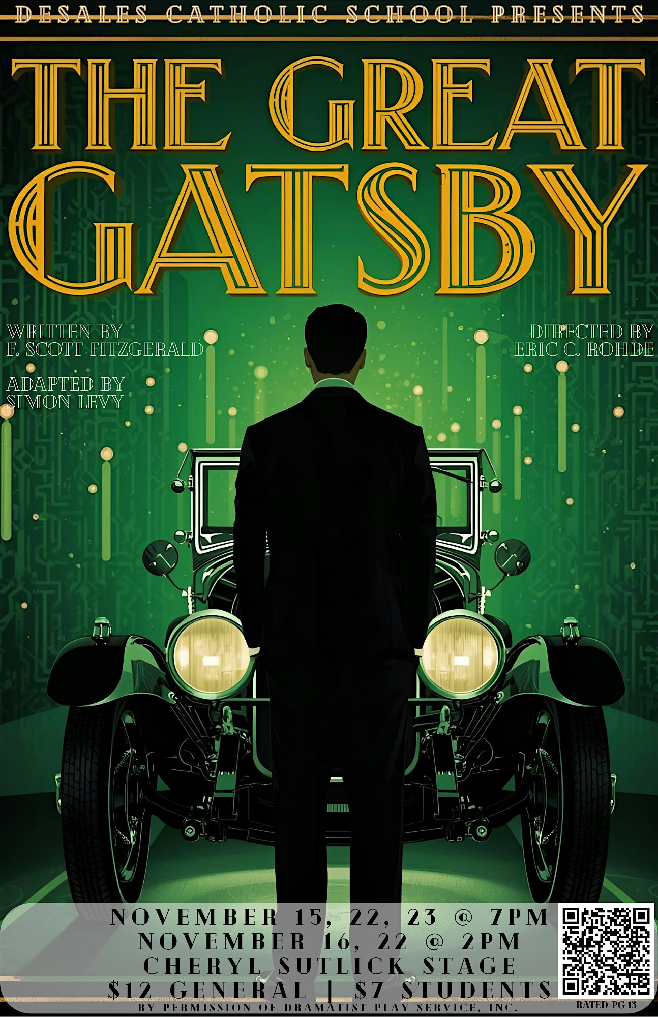 The Great Gatsby at DeSales Catholic High School – Walla Walla, WA