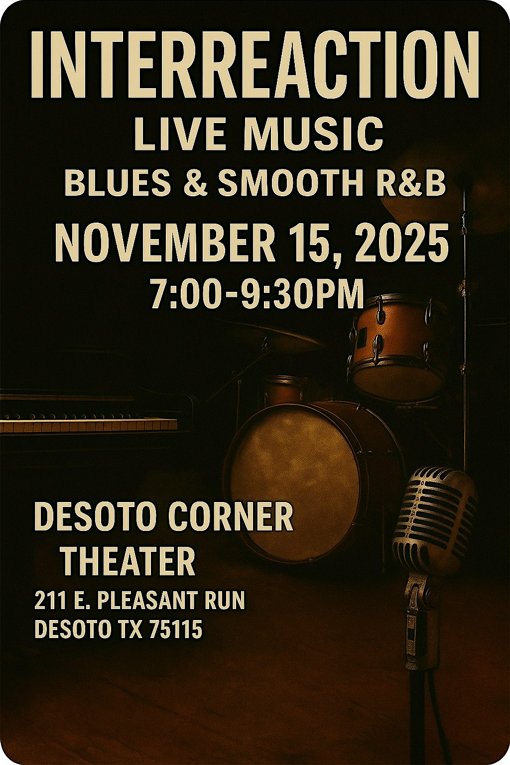 Fall Blitz with Interreaction at DeSoto Corner Theater – DeSoto, TX