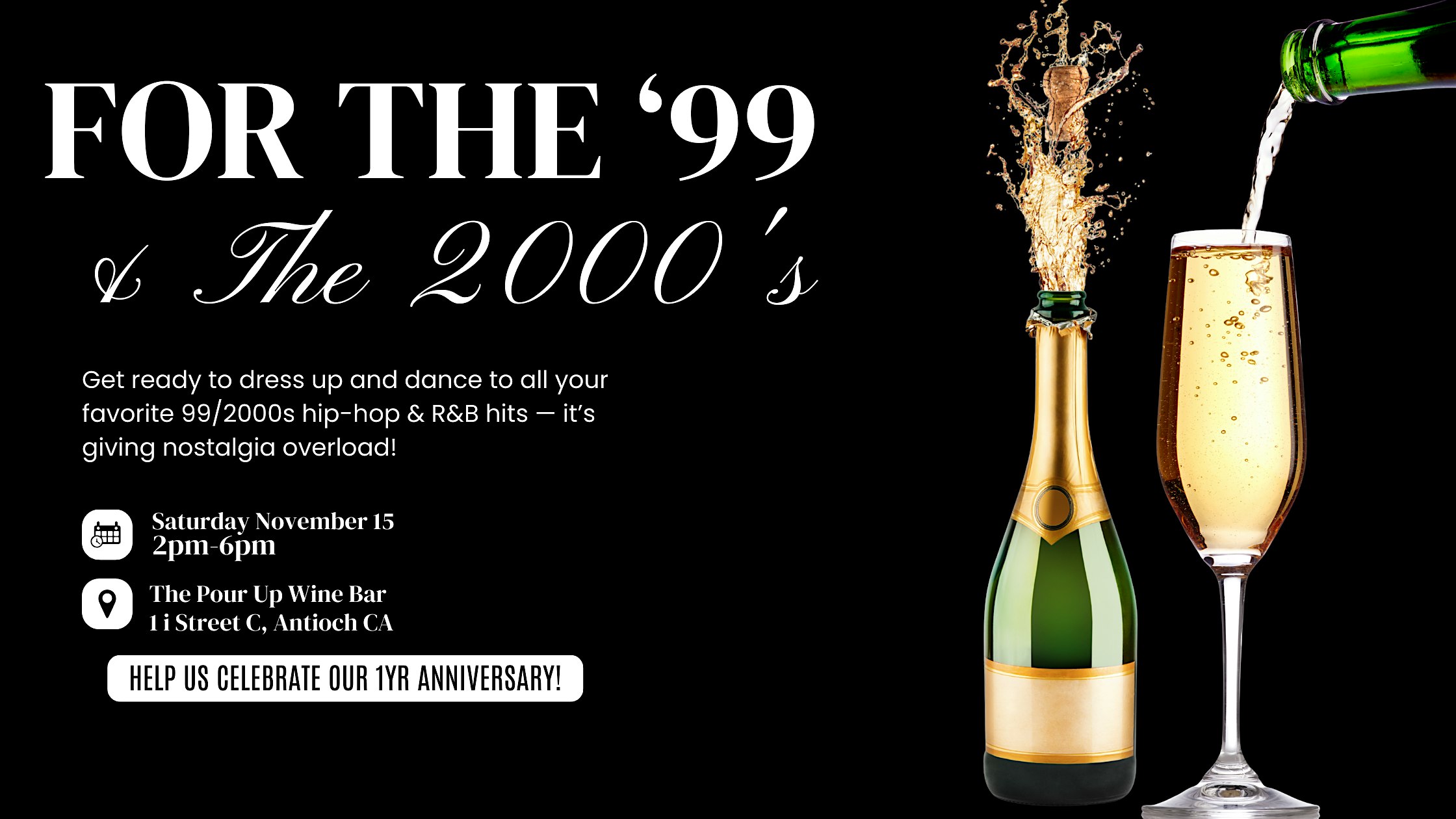 The Pour Up Wine Bar Anniversary! at The Pour Up Wine Bar – Antioch, CA