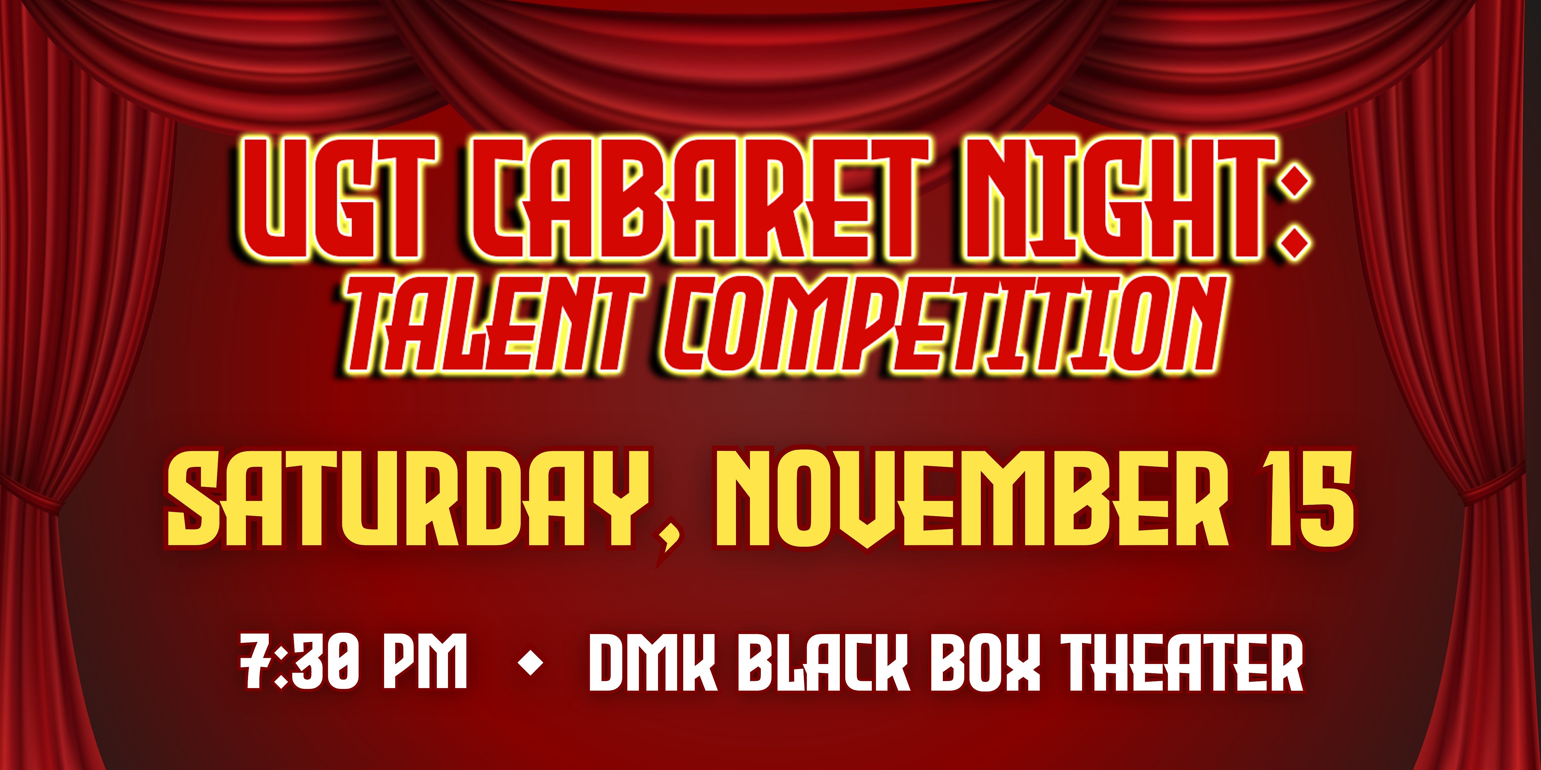 UGT Cabaret Night: Talent Competition at DMK Black Box Theatre – Union, NJ