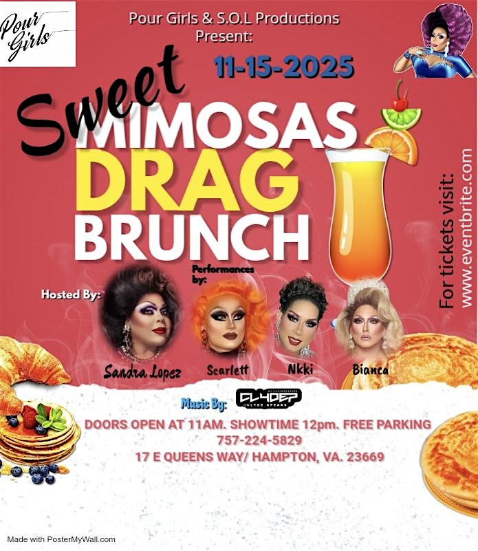Drag Brunch at 17 E Queens Way – Hampton, VA