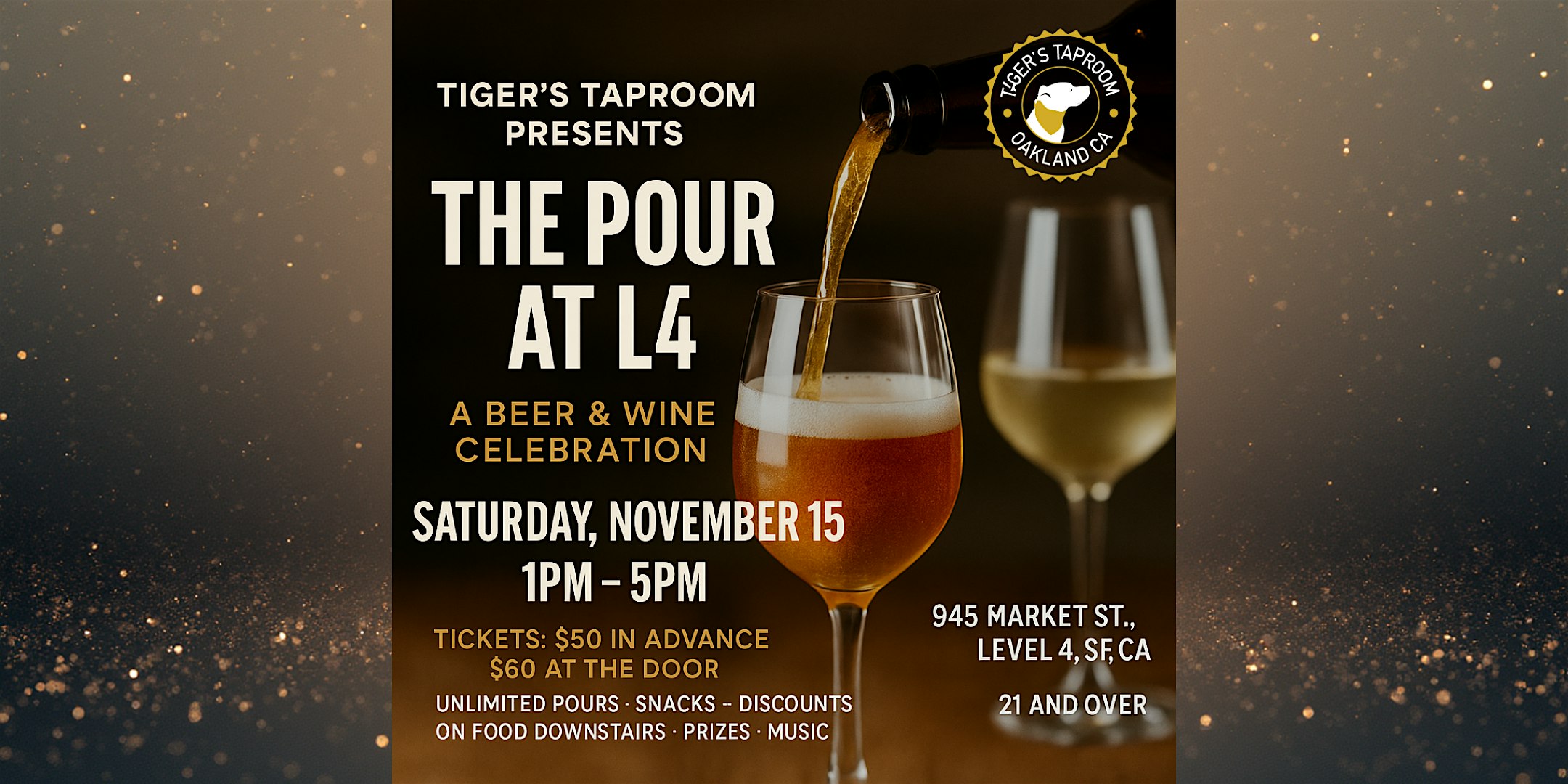 The Pour at L4: Where Beer, Wine & Art Collide at 945 Market St – San Francisco, CA