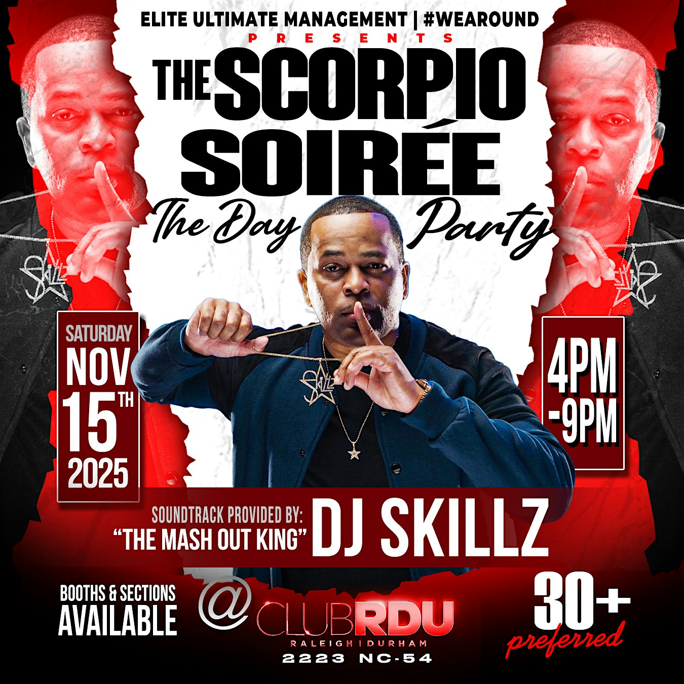 The Scorpio Soiree at CLUB RDU – Durham, NC
