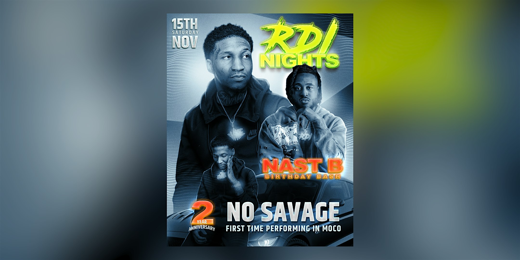 RDI Nights ft. No Savage at Oasis(Island Pride) – Gaithersburg, MD