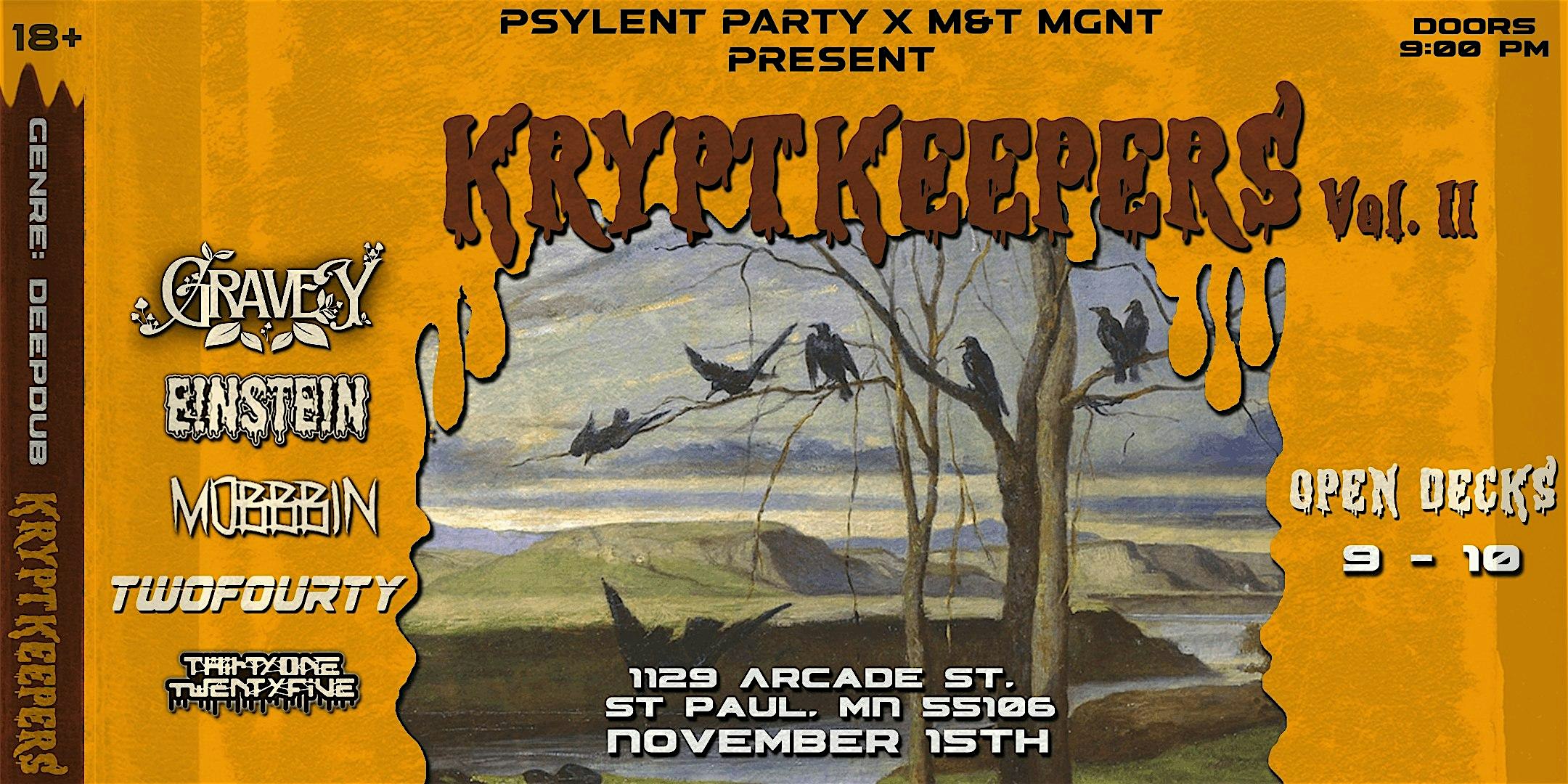 Krypt Keepers Vol. 2 at 1129 Arcade St – Saint Paul, MN