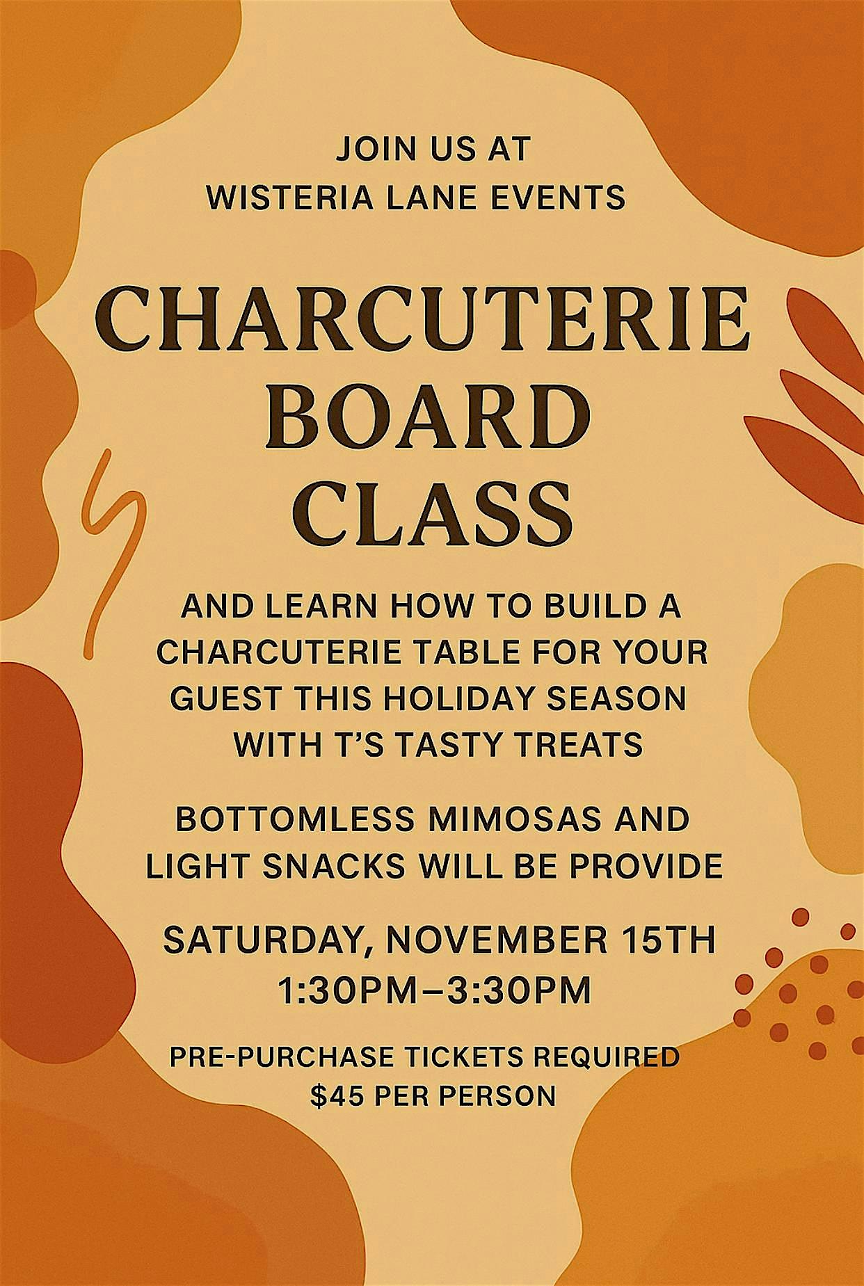 Holiday Charcuterie Workshop! ✨ at Wisteria Lane Events – Tulsa, OK