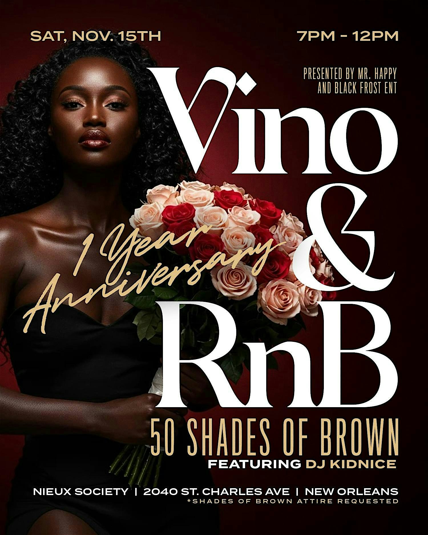 Vino & RnB — RnB Party featuring Kid Nice at The Nieux – New Orleans, LA