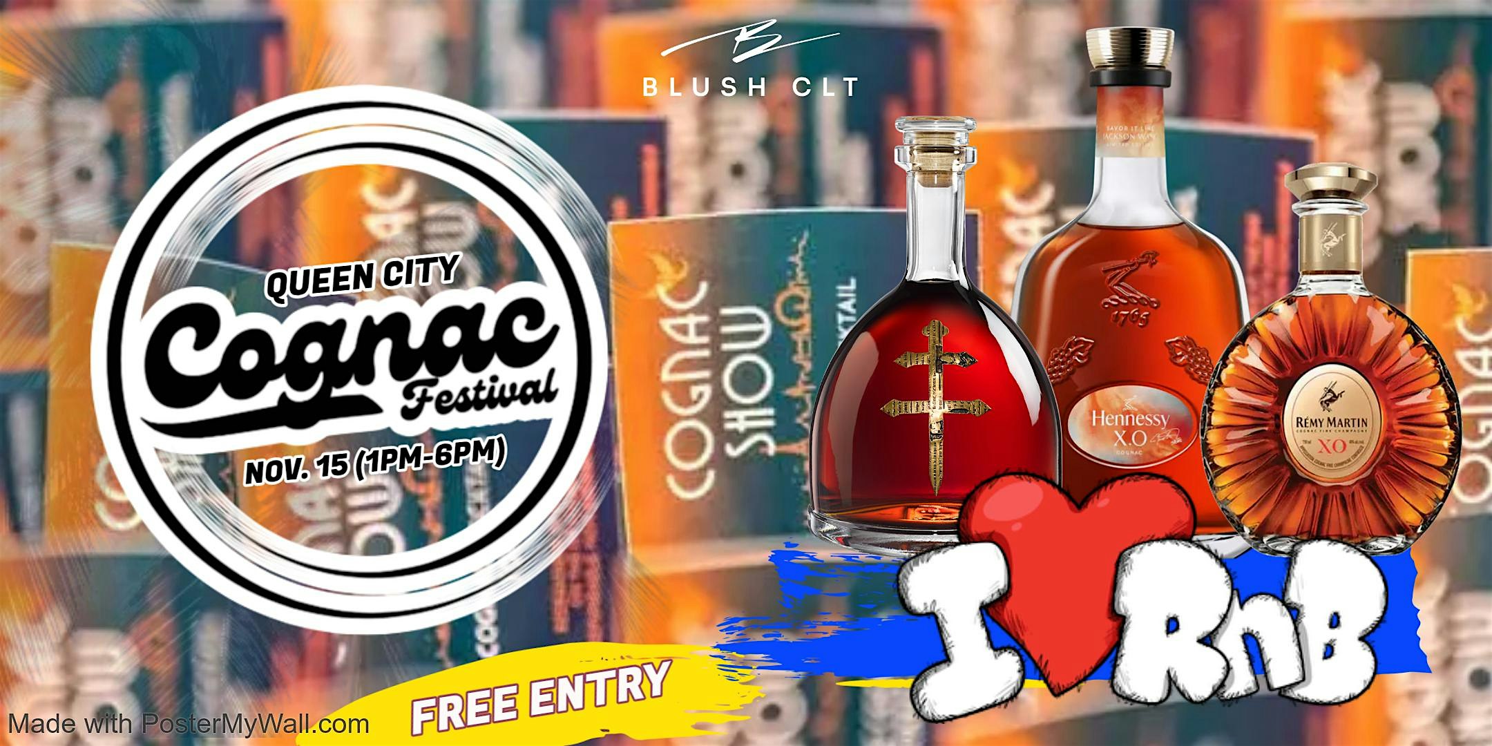 Queen City R&B Cognac Festival & Day Party at Blush CLT – Charlotte, NC