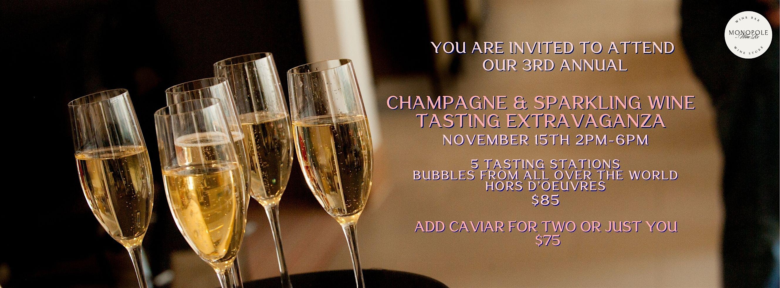 3rd Annual Champagne Extravaganza at 21 S El Molino Ave – Pasadena, CA