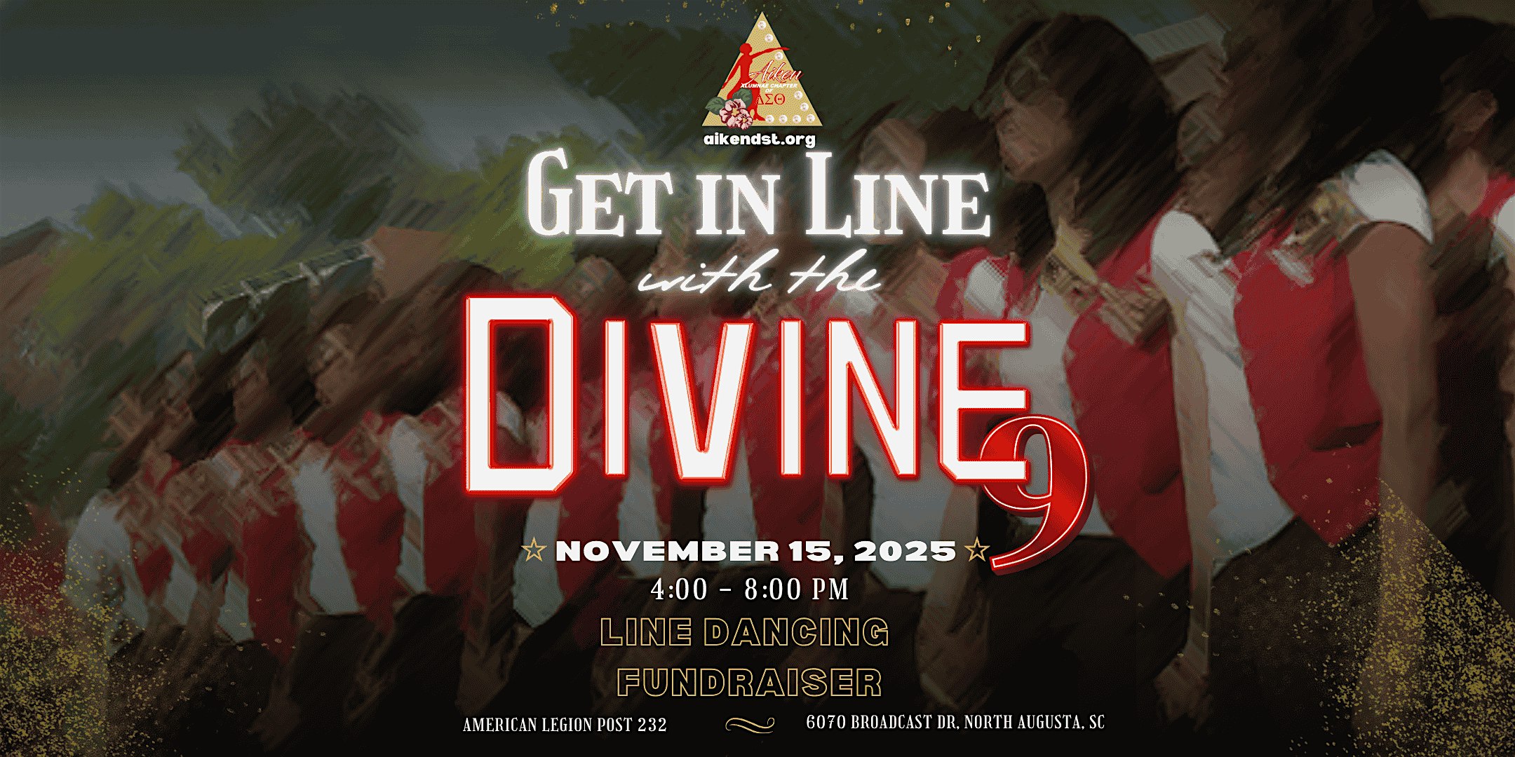 Get in line with the Divine Nine at 6070 Broadcast Dr – North Augusta, SC