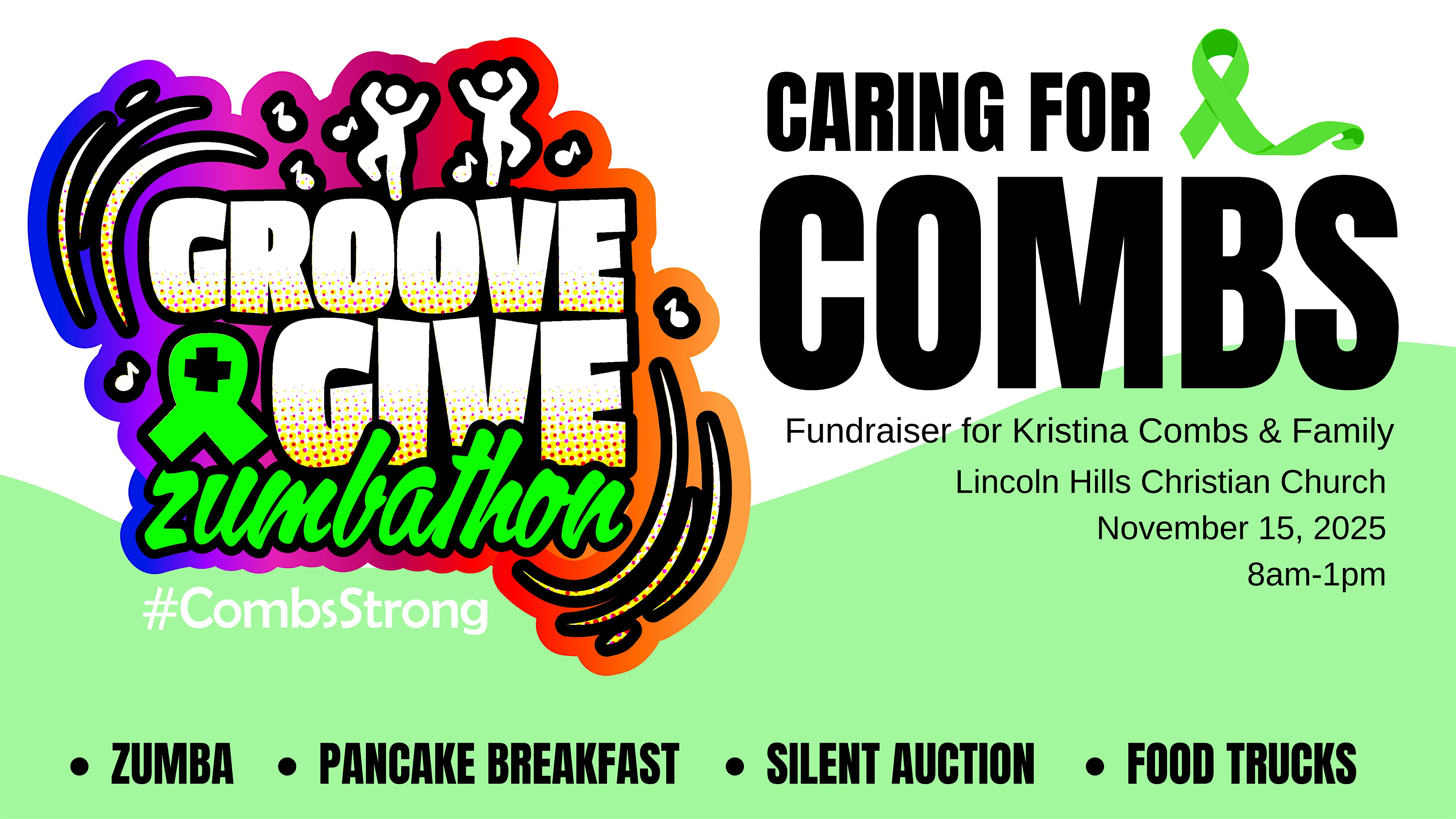 Caring for Combs **Groove and Give Zumbathon** at Lincoln Hills Christian Church – Corydon, IN