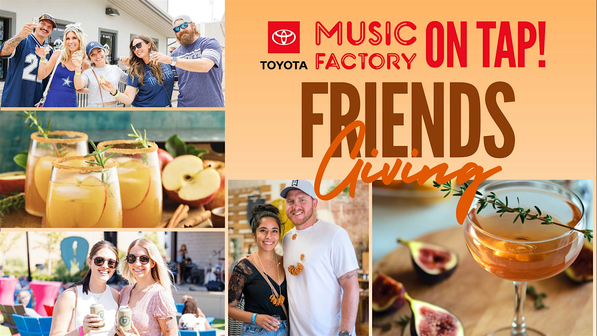 Toyota Music Factory On Tap! Friendsgiving Sip+Stroll at Toyota Music Factory – Irving, TX
