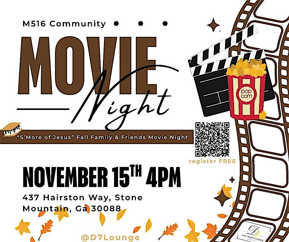 Fall Family and Friends Movie Night at D7 Lounge, Hairston Way, Stone Mountain, GA, USA – Stone Mountain, GA