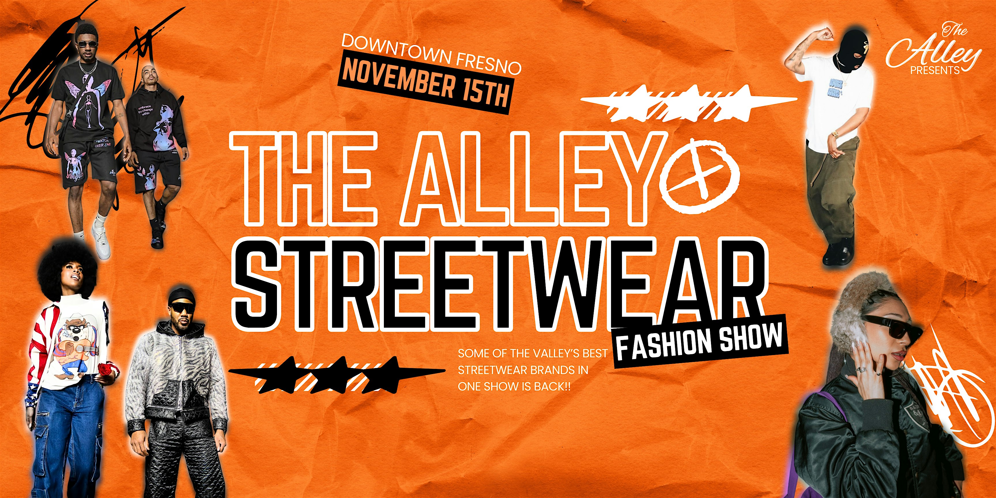 The Alley Streetwear Fashion Show Part III at 721 Broadway St – Fresno, CA