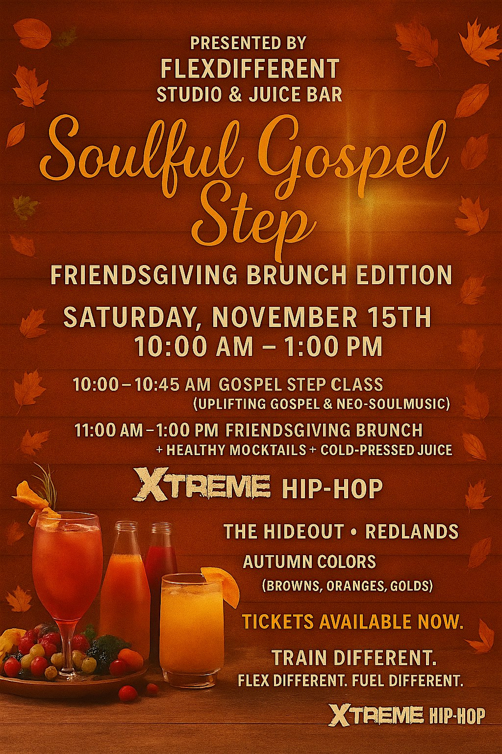 Soulful Gospel Step: Friendsgiving Brunch Edition at The Hideout At Good Trouble – Redlands, CA