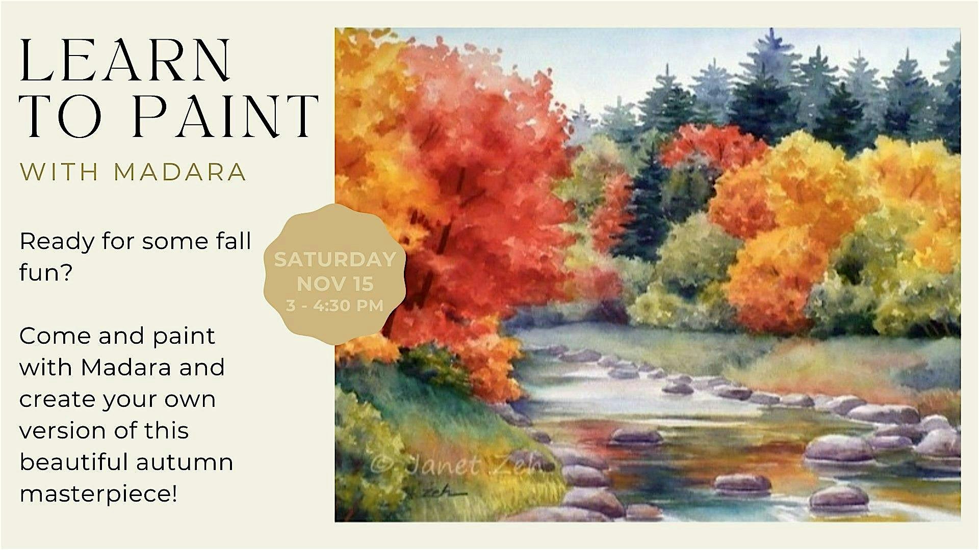 Learn to Paint with Madara! at Westside Market Roswell – Roswell, GA