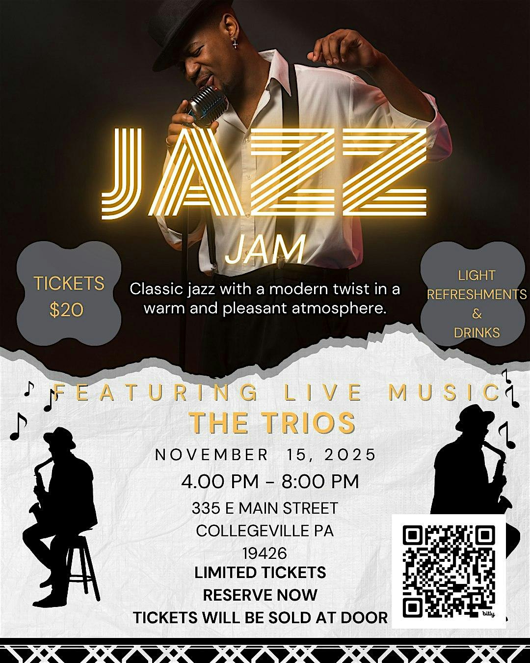 Jazz Jam at 335 E Main St – Collegeville, PA
