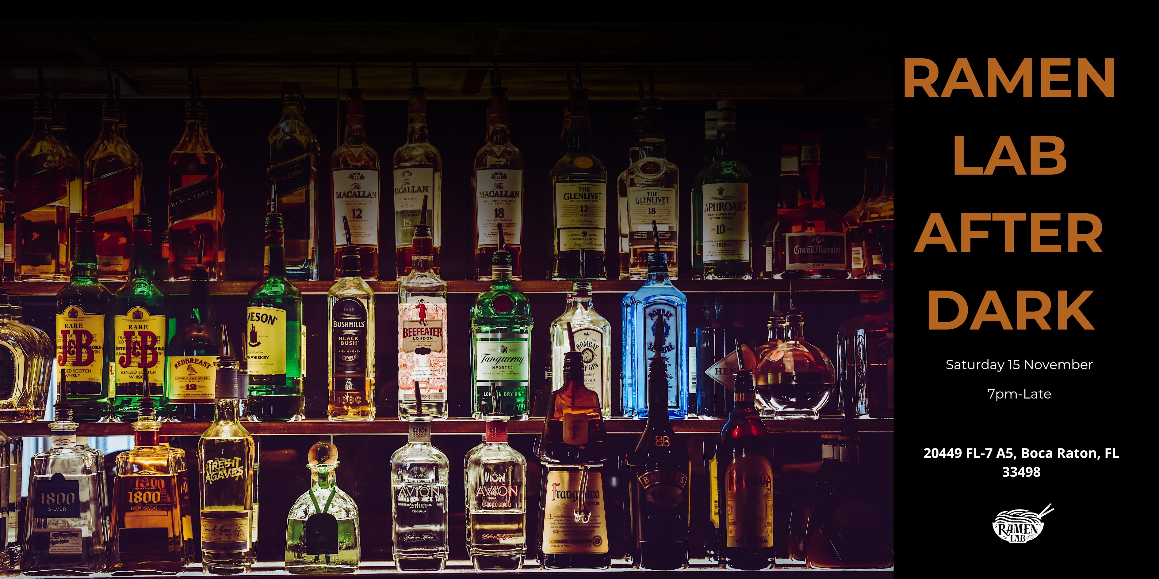 Ramen Lab After Dark – Full Bar Launch at Ramen Lab West Boca- Mission Bay Plaza – Boca Raton, FL
