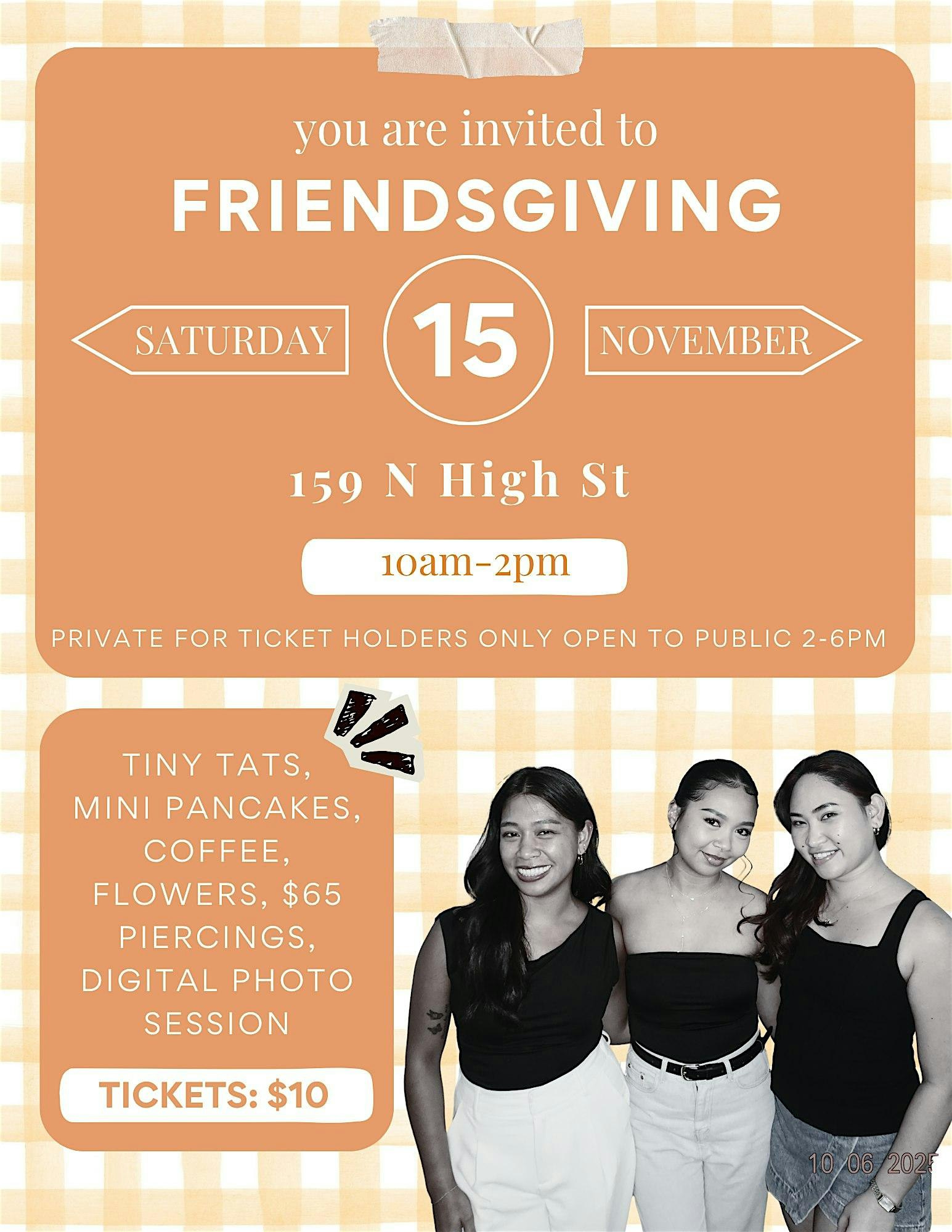 Bella Piercings Friendsgiving at 159 N High St – Gahanna, OH