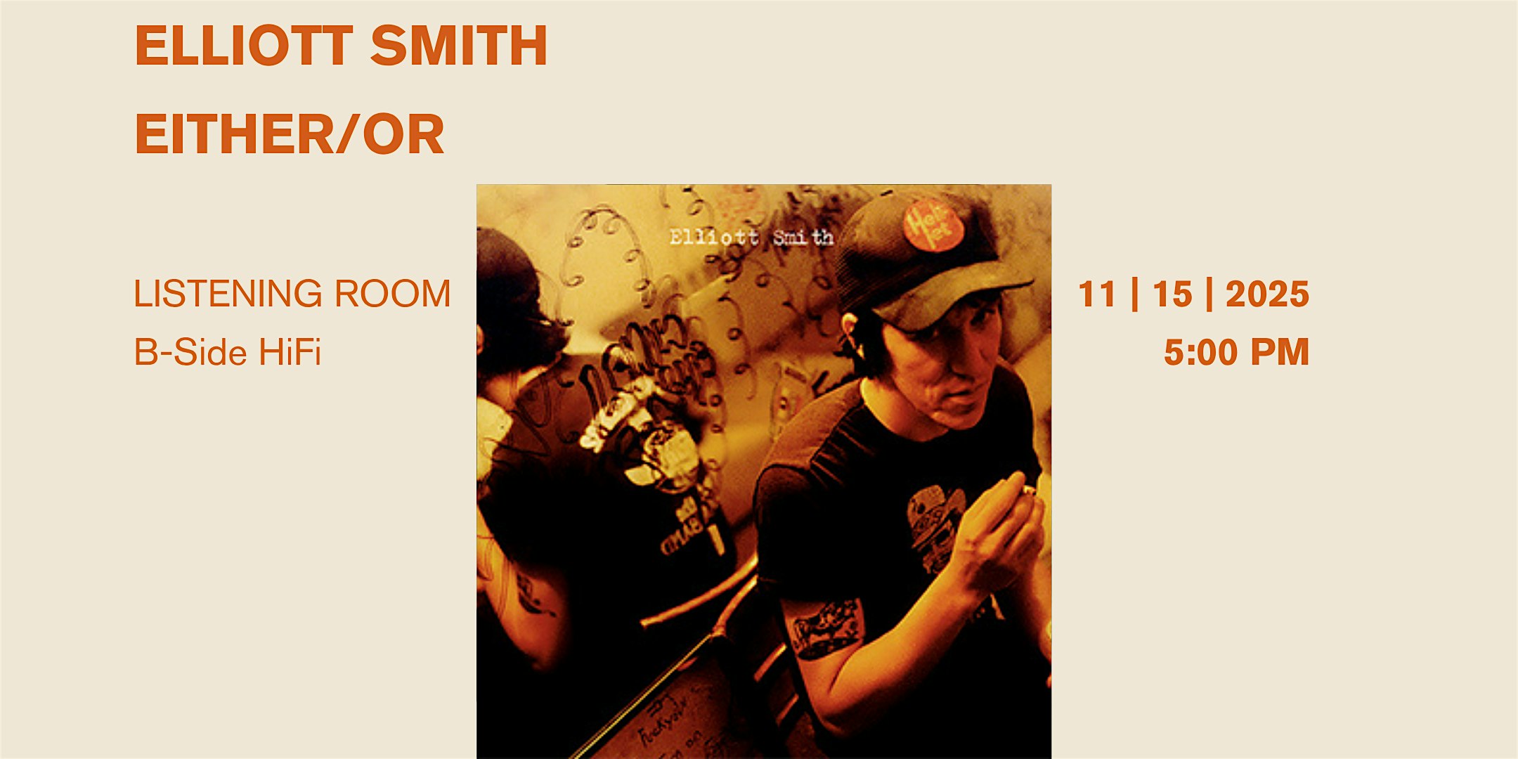 Elliott Smith: Either/Or at 71 E Center St 2nd floor – Provo, UT