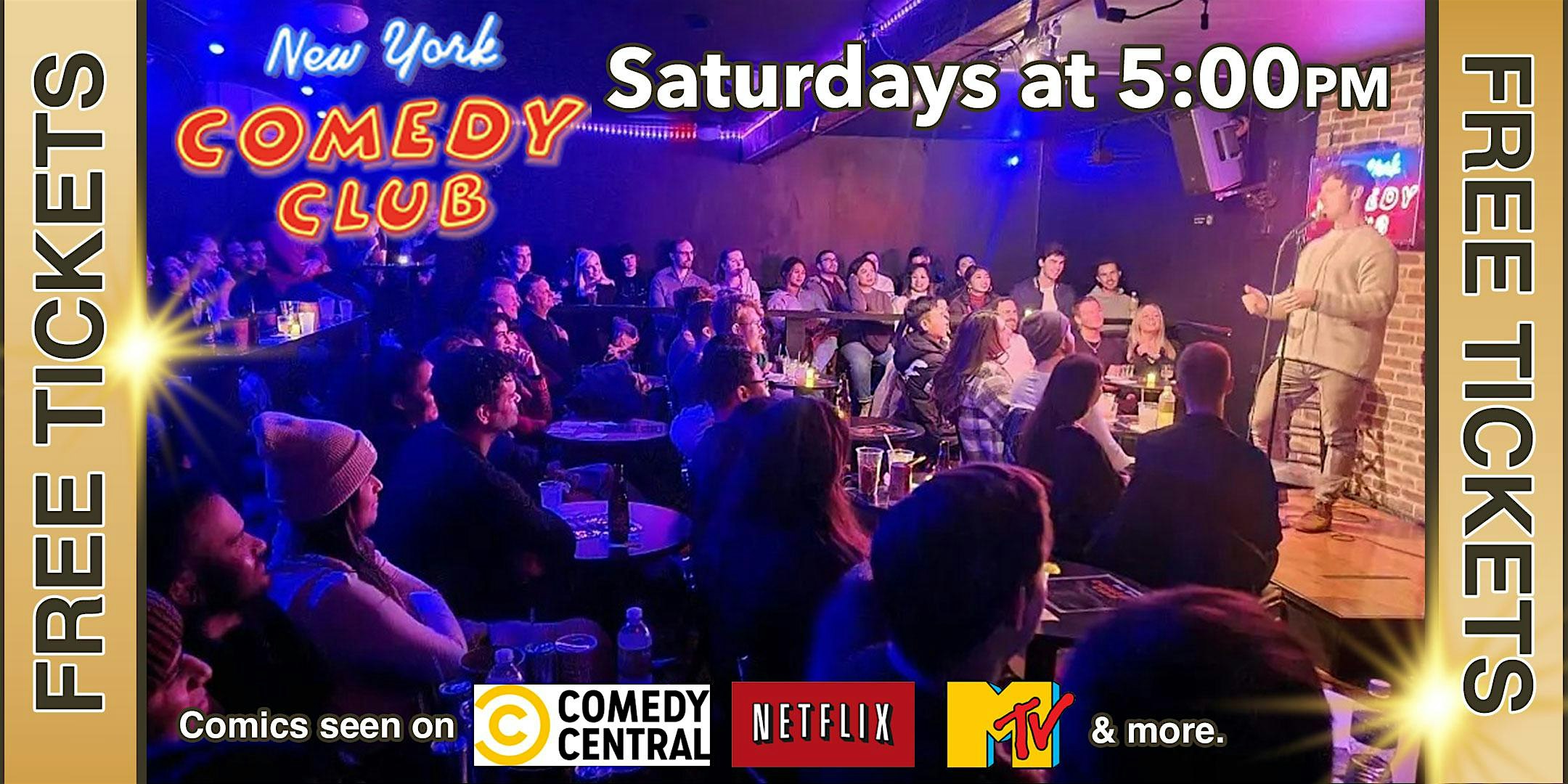 Free Comedy Show Tickets! Standup Comedy at New York Comedy Club at New York Comedy Club – New York, NY
