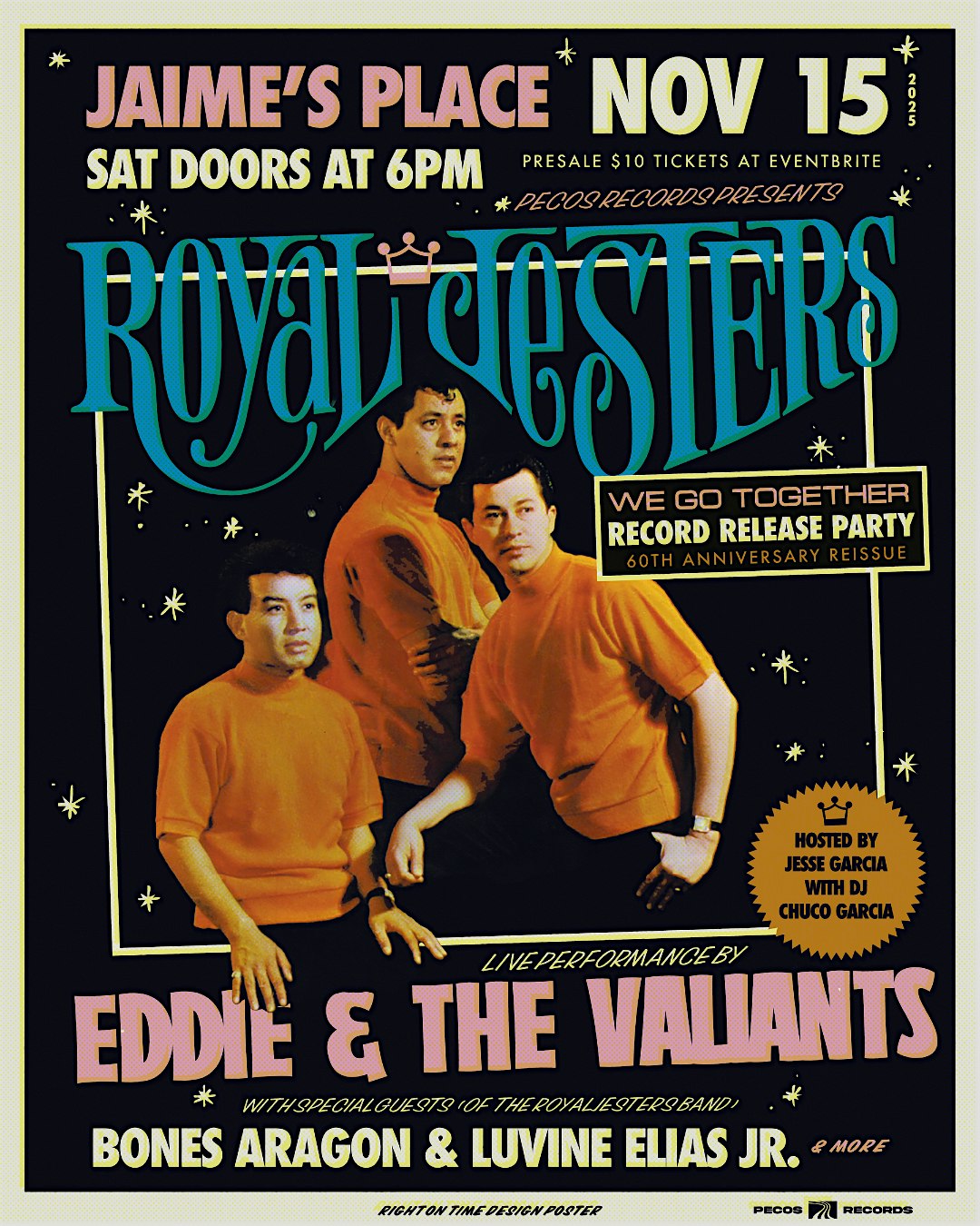 The Royal Jesters – We Go Together Record Release Party at Jaime’s Place – San Antonio, TX