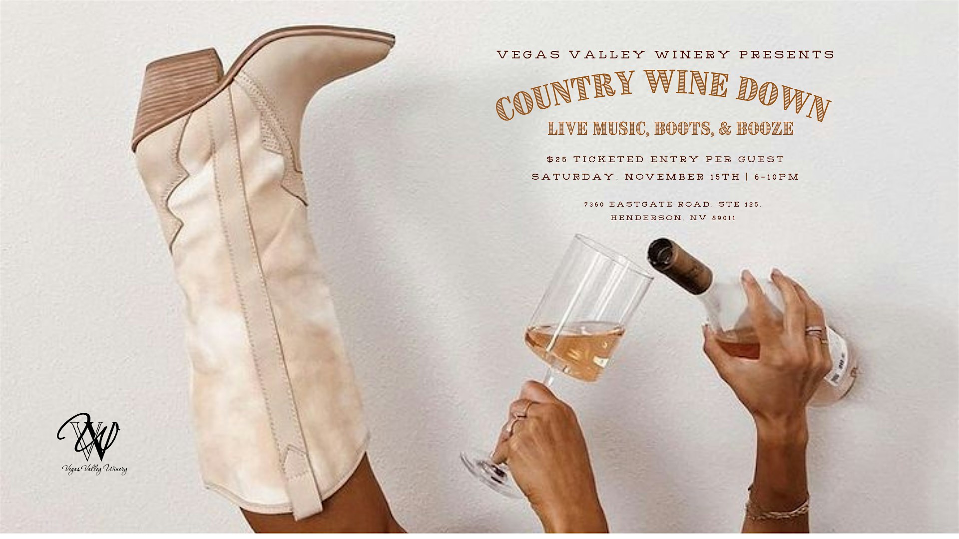 Country Wine Down – Country Music & Wine Festival at Vegas Valley Winery at Vegas Valley Winery – Henderson, NV
